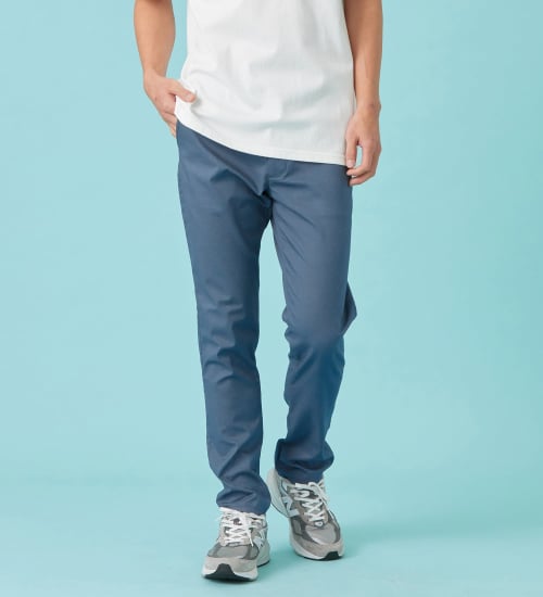EDWIN(エドウイン)の【予約P】【涼】インターナショナルベーシック COOL ストレート チノパンツ トラウザー ドライタッチ 速乾|パンツ/パンツ/メンズ|中色ブルー