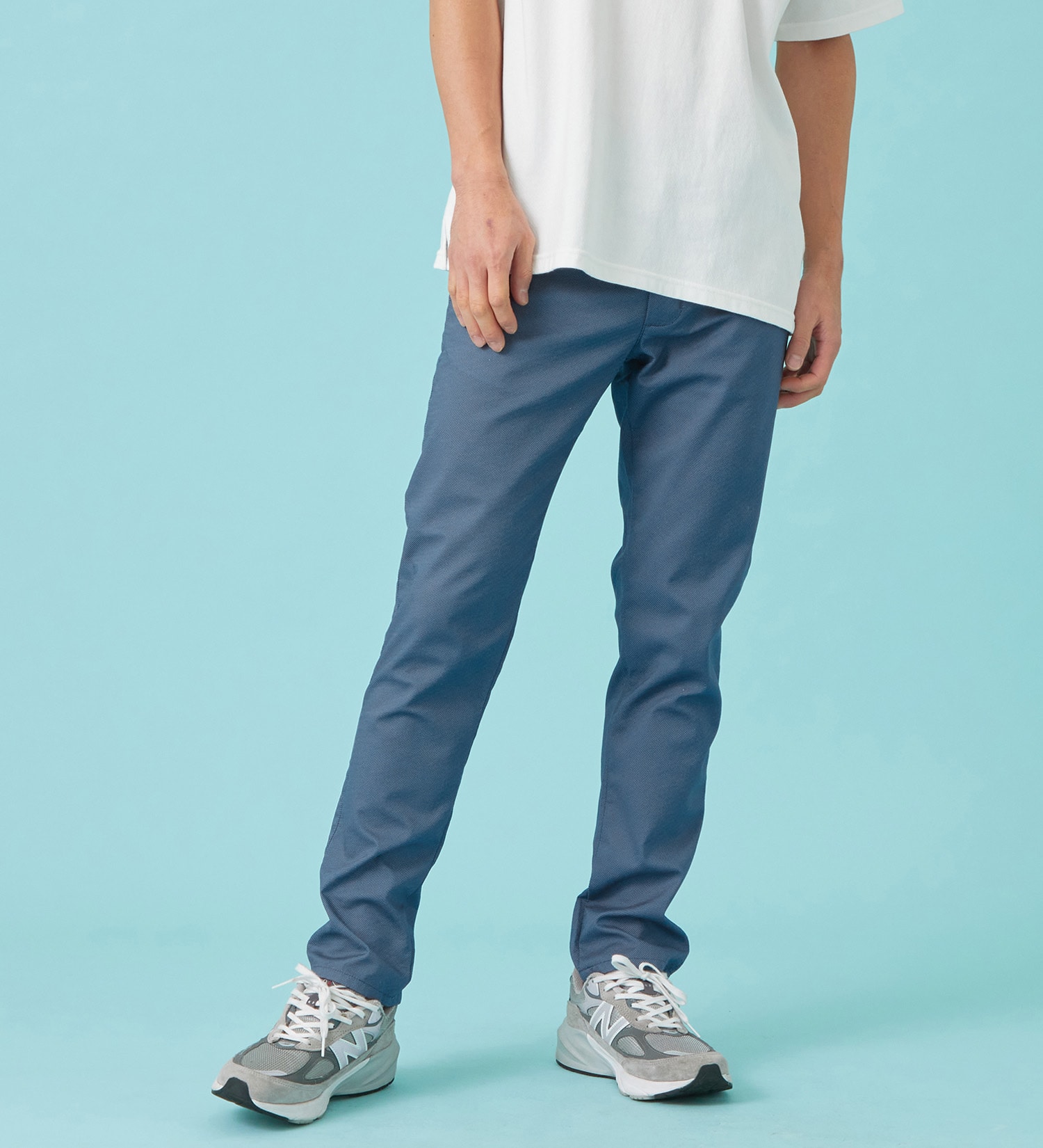 EDWIN(エドウイン)の【予約P】【涼】インターナショナルベーシック COOL ストレート チノパンツ トラウザー ドライタッチ 速乾|パンツ/パンツ/メンズ|中色ブルー