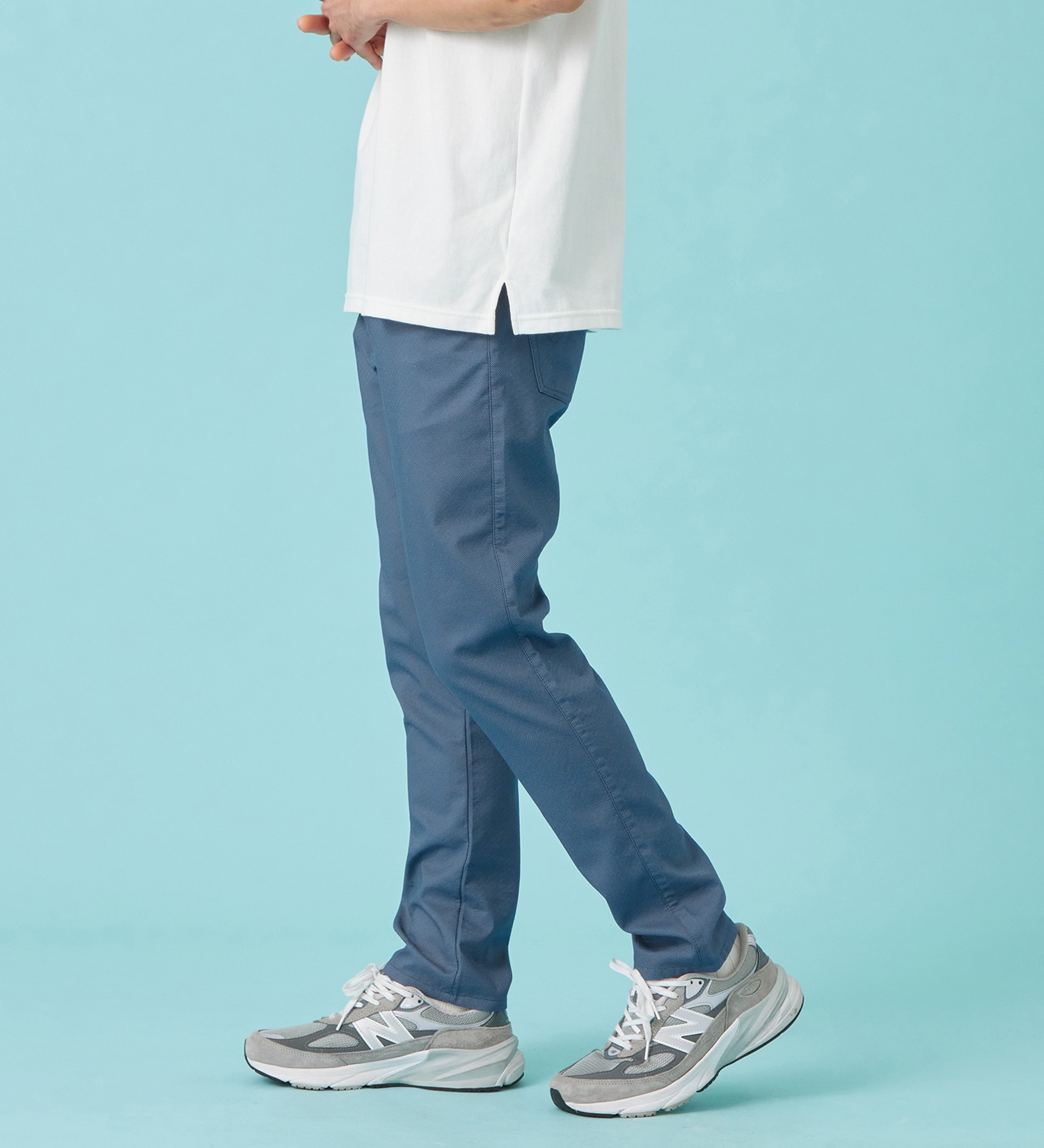 EDWIN(エドウイン)の【予約P】【涼】インターナショナルベーシック COOL ストレート チノパンツ トラウザー ドライタッチ 速乾|パンツ/パンツ/メンズ|中色ブルー