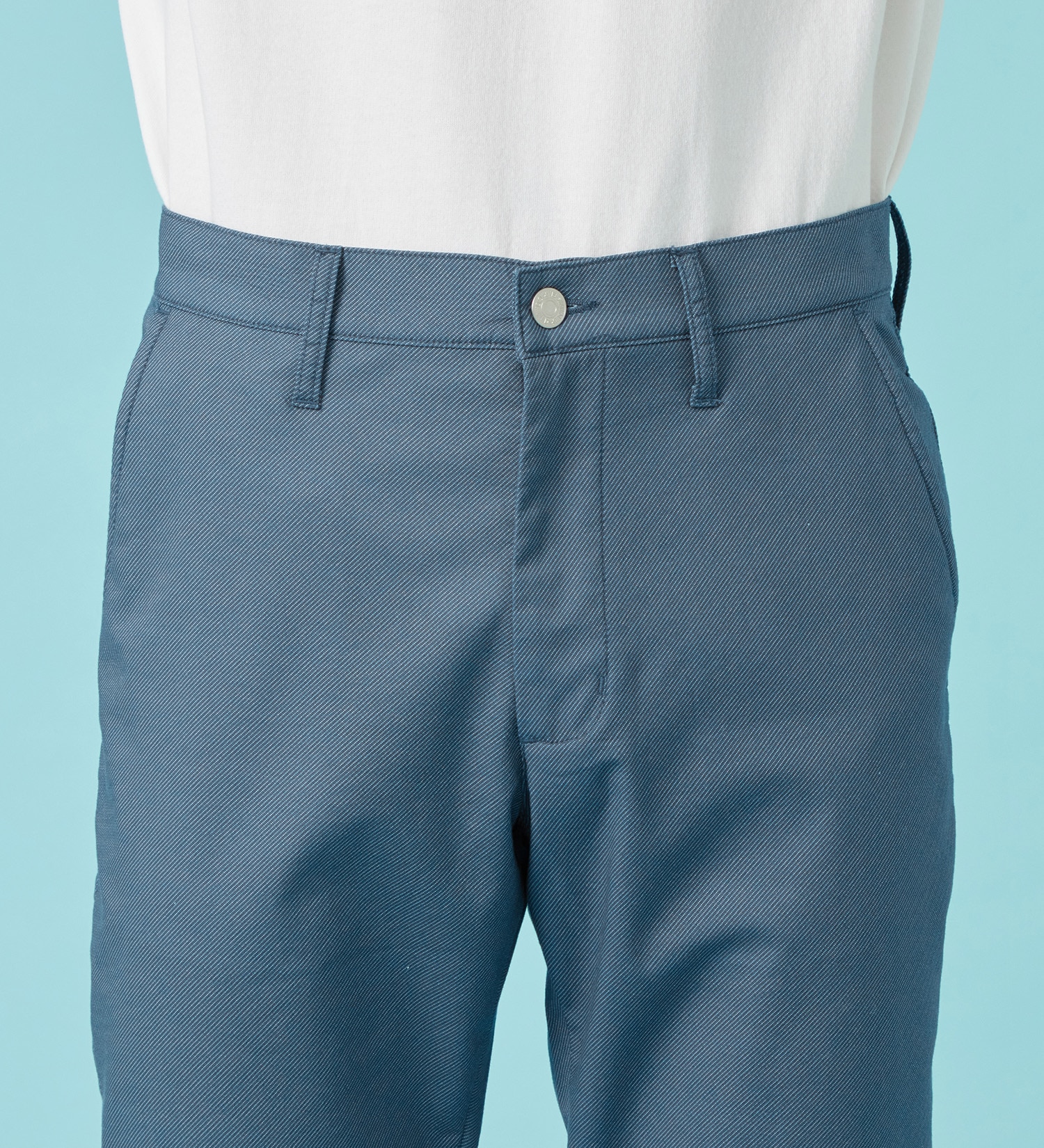 EDWIN(エドウイン)の【予約P】【涼】インターナショナルベーシック COOL ストレート チノパンツ トラウザー ドライタッチ 速乾|パンツ/パンツ/メンズ|中色ブルー