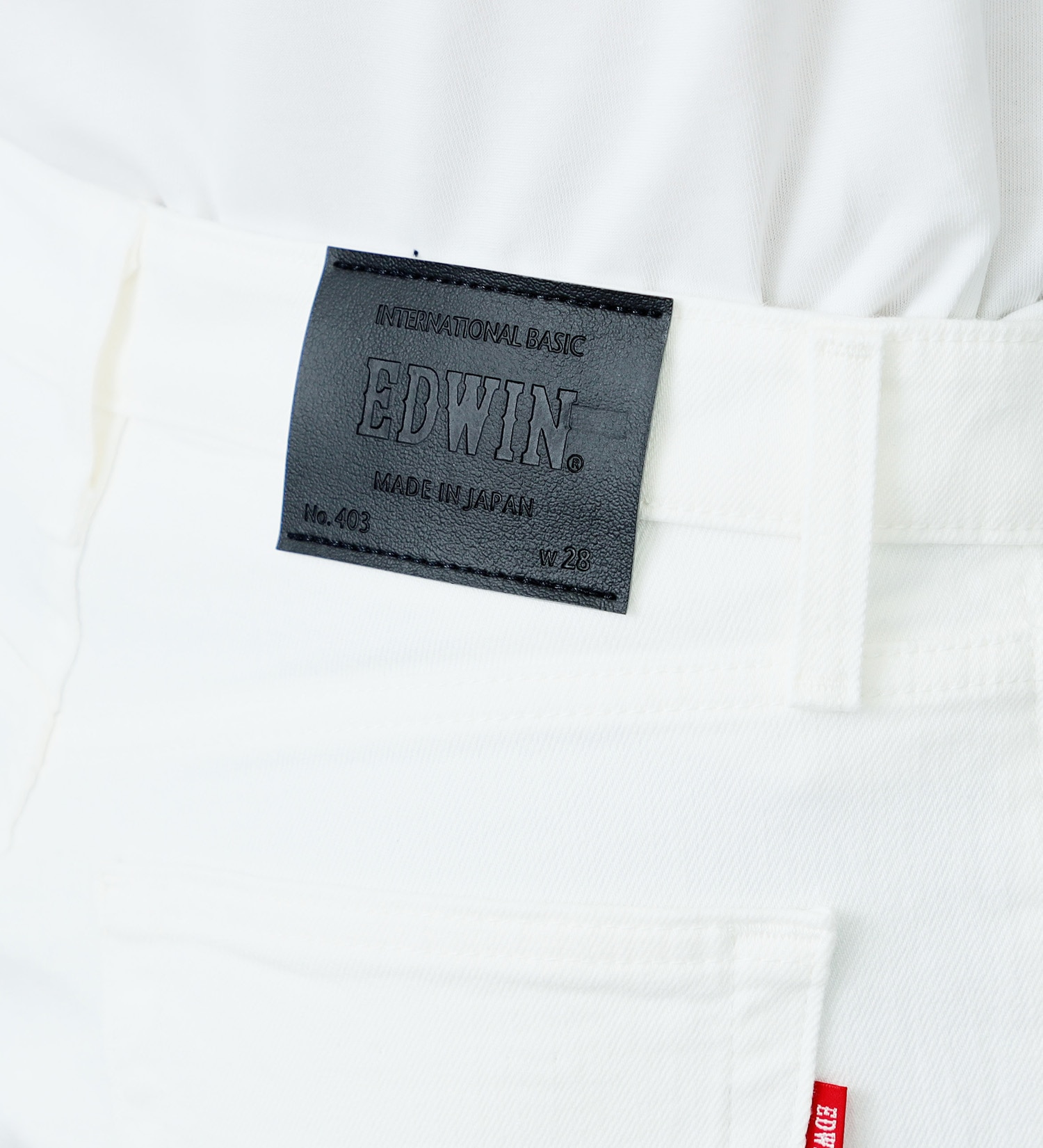 EDWIN(エドウイン)のインターナショナルベーシック 403 フレックス ふつうのストレートパンツ|パンツ/パンツ/メンズ|ホワイト