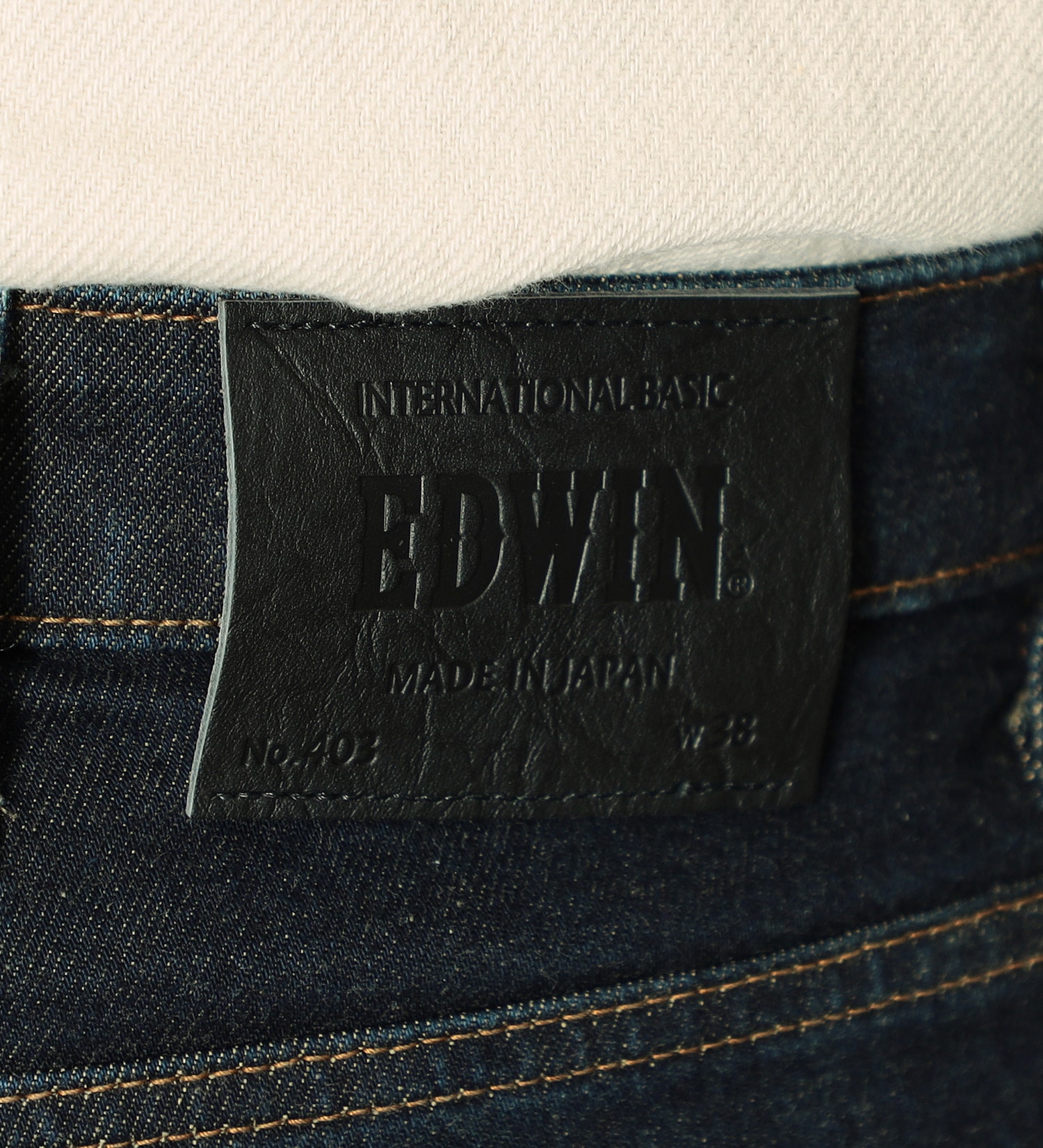 EDWIN(エドウイン)の【試着対象】【大きいサイズ】インターナショナルベーシック 403 フレックス ふつうのストレート|パンツ/デニムパンツ/メンズ|濃色ブルー