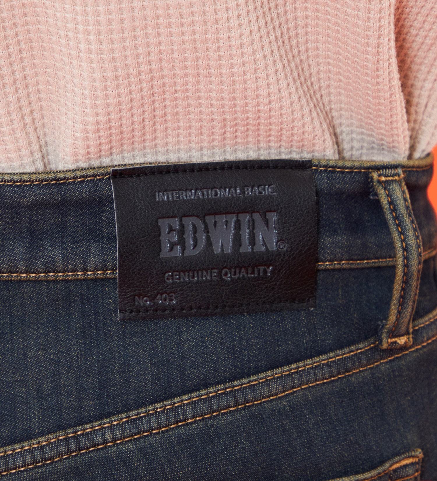 EDWIN(エドウイン)の【予約P】【大きいサイズ】【冬用】WILD FIRE 403 ふつうのストレート デニムパンツ ジーンズ 暖パンツ 裏起毛 保温【暖】|パンツ/デニム / ジーンズパンツ/メンズ|中色ブルー