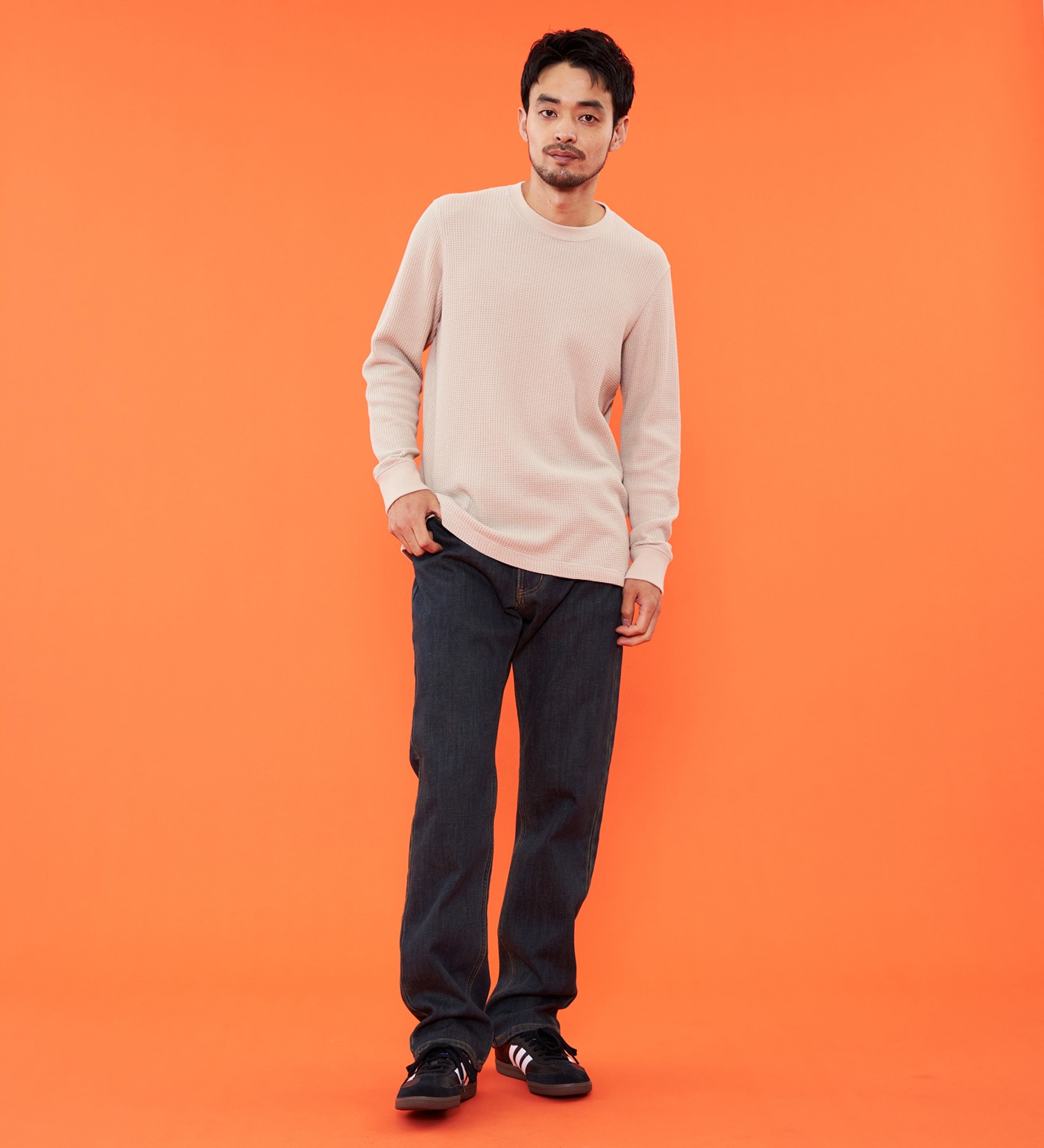 EDWIN(エドウイン)の【予約P】【大きいサイズ】【冬用】WILD FIRE 403 ふつうのストレート デニムパンツ ジーンズ 暖パンツ 裏起毛 保温【暖】|パンツ/デニム / ジーンズパンツ/メンズ|中色ブルー