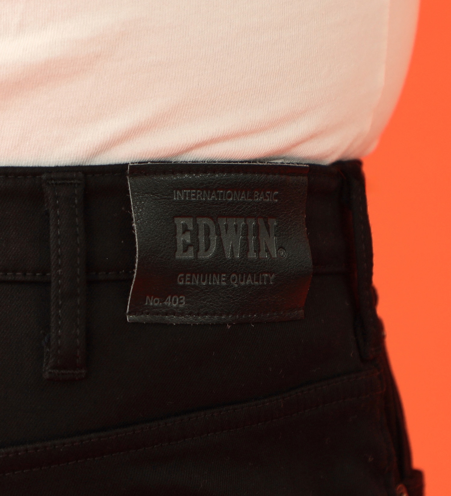 EDWIN(エドウイン)の【カート割】【SALE】【大きいサイズ】2層で暖かい EDWIN インターナショナルベーシック レギュラーストレートパンツ403 WILD FIRE 2層ボンディング構造 【暖】|パンツ/パンツ/メンズ|ブラック