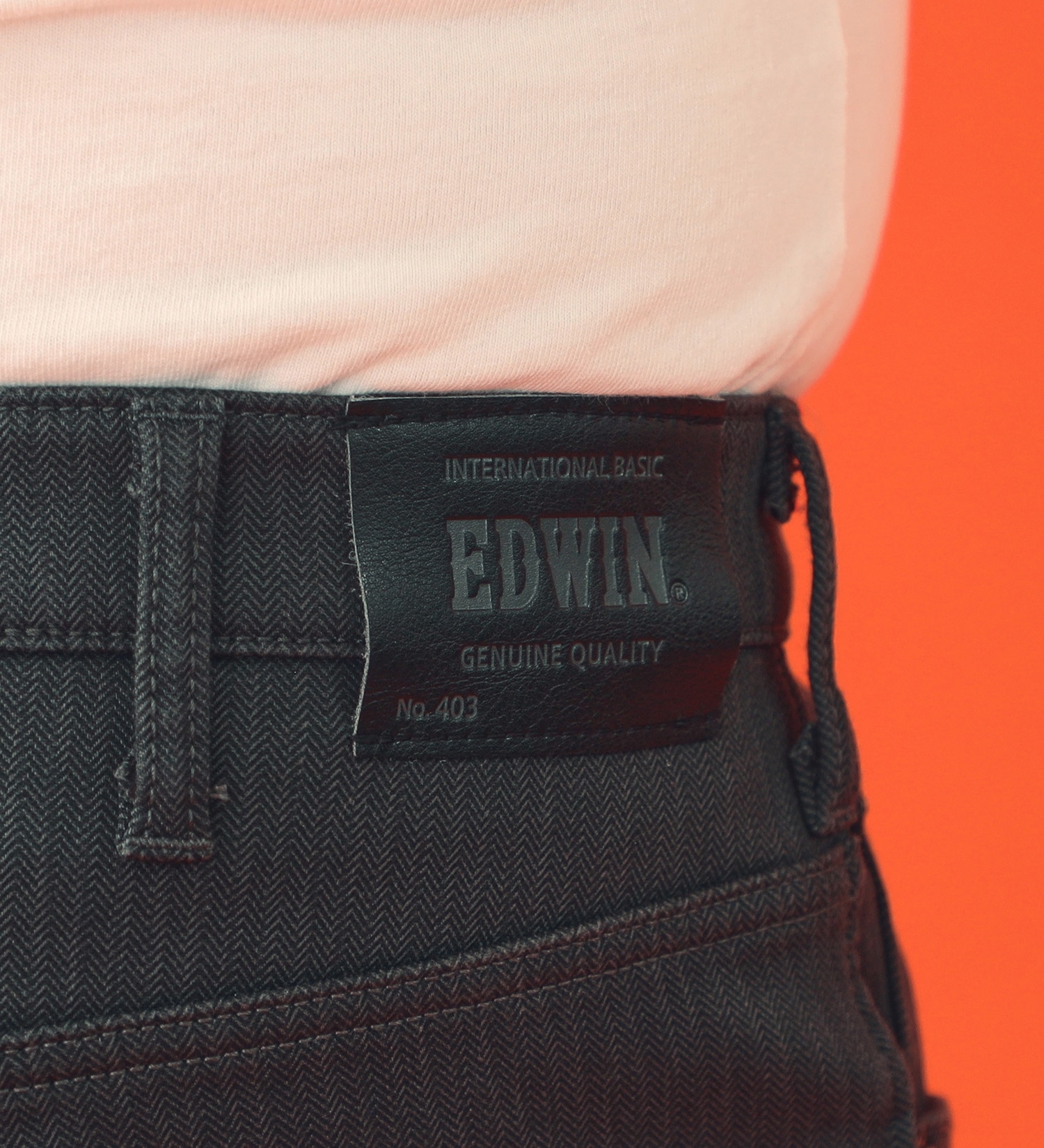 EDWIN(エドウイン)の【先行SALE】【大きいサイズ】2層で暖かい EDWIN インターナショナルベーシック レギュラーストレートパンツ403 WILD FIRE 2層ボンディング構造 【暖】|パンツ/パンツ/メンズ|チャコールグレー