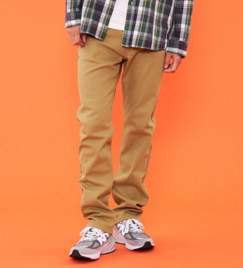 EDWIN(エドウイン)の【予約P】【大きいサイズ】【冬用】WILD FIRE 403 ふつうのストレート デニムパンツ ジーンズ 暖パンツ 裏起毛 保温【暖】|パンツ/デニム/メンズ|ベージュ