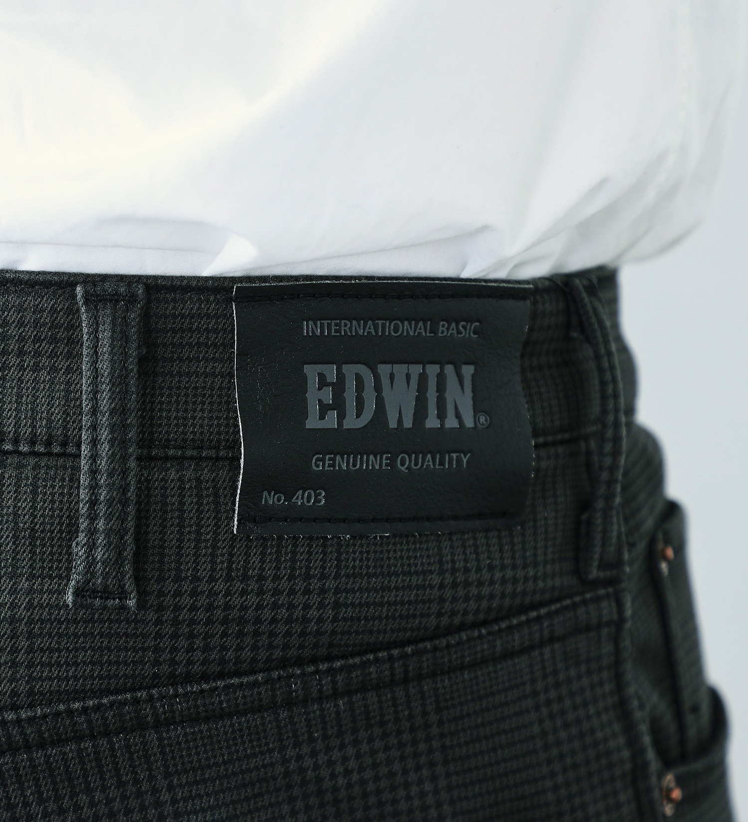 EDWIN(エドウイン)の【先行SALE】【大きいサイズ】2層で暖かい EDWIN インターナショナルベーシック レギュラーストレートパンツ403 WILD FIRE 2層ボンディング構造 【暖】|パンツ/パンツ/メンズ|チェック