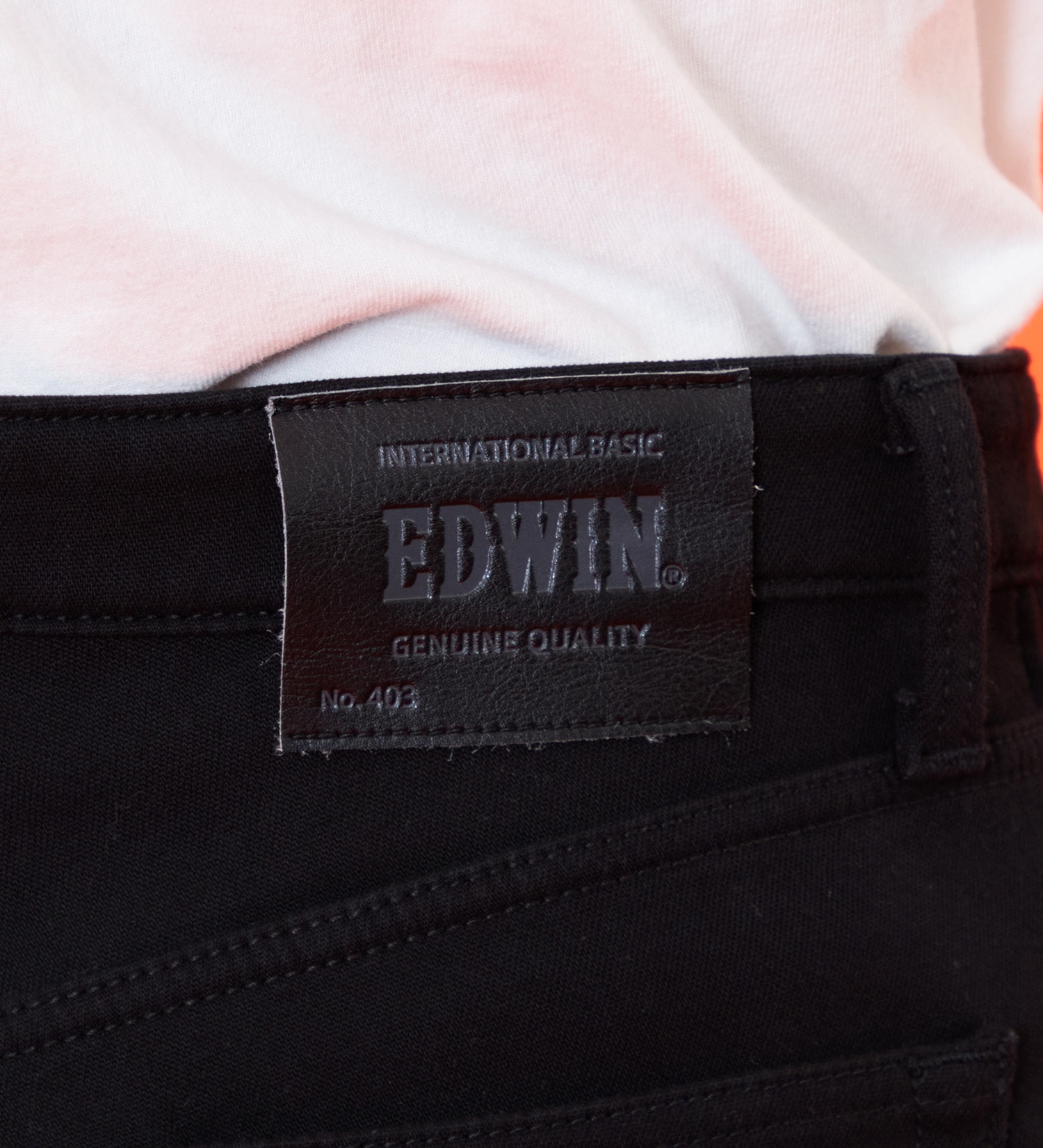 EDWIN(エドウイン)の【予約P】【大きいサイズ】【冬用】WILD FIRE 403 ふつうのストレート デニムパンツ ジーンズ 暖パンツ 裏起毛 保温【暖】|パンツ/デニム / ジーンズパンツ/メンズ|ブラック