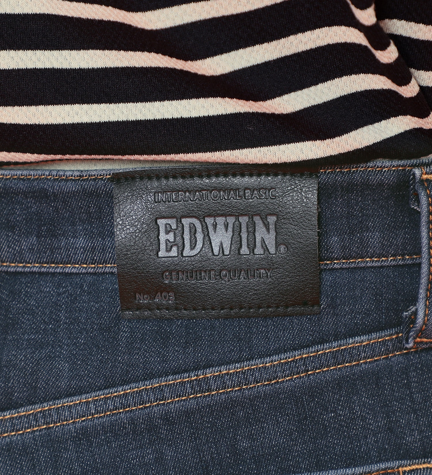 EDWIN(エドウイン)の【BLACKFRIDAY】2層で暖かい EDWIN インターナショナルベーシック レギュラーストレートパンツ403 WILD FIRE 2層ボンディング構造 【暖】|パンツ/パンツ/メンズ|濃色ブルー