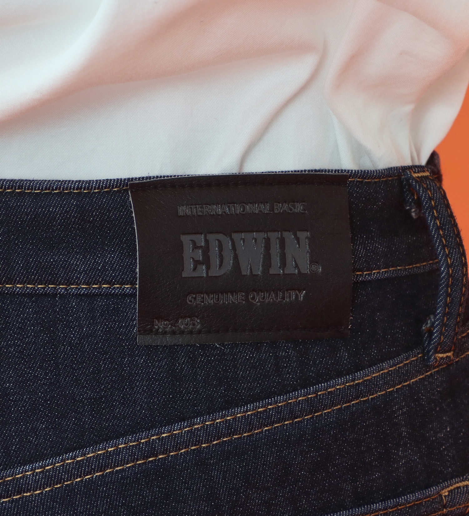 EDWIN(エドウイン)の【予約P】WILD FIRE インターナショナルベーシック 403 ふつうのストレート デニムパンツ 【暖/裏起毛/保温/冬用】|パンツ/デニム / ジーンズパンツ/メンズ|インディゴブルー