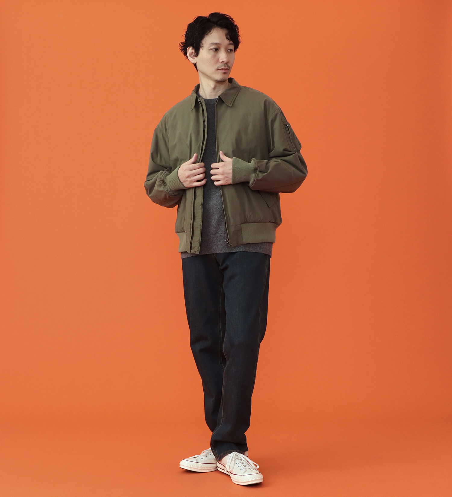EDWIN(エドウイン)の【予約P】WILD FIRE インターナショナルベーシック 403 ふつうのストレート デニムパンツ 【暖/裏起毛/保温/冬用】|パンツ/デニム / ジーンズパンツ/メンズ|濃色ブルー