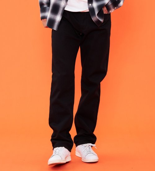 EDWIN(エドウイン)の【予約P】【冬用】WILD FIRE 403 ふつうのストレート デニムパンツ ジーンズ 暖パンツ 裏起毛 保温【暖】|パンツ/デニム/メンズ|ブラック
