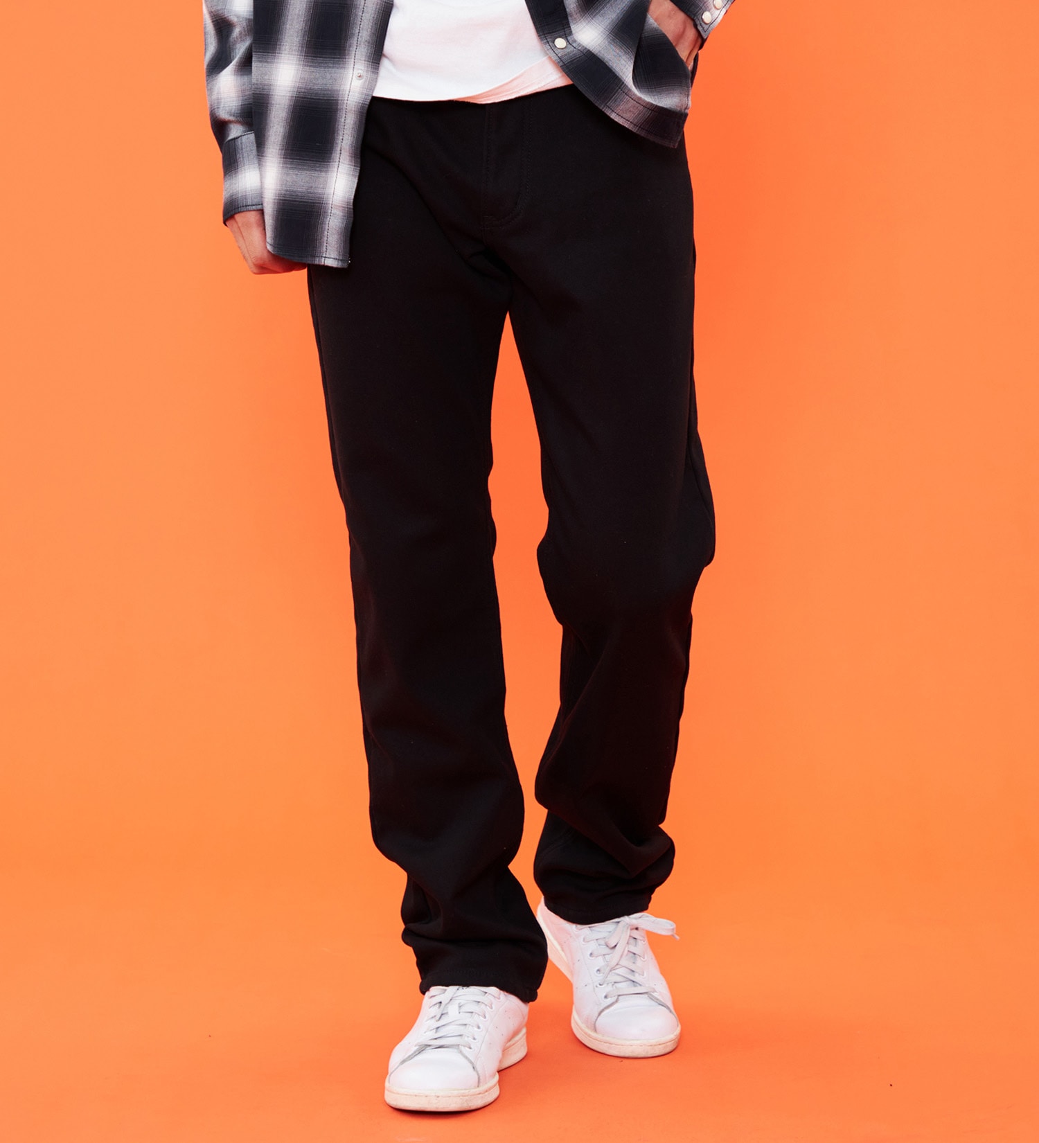 EDWIN(エドウイン)の【予約P】【冬用】WILD FIRE 403 ふつうのストレート デニムパンツ ジーンズ 暖パンツ 裏起毛 保温【暖】|パンツ/デニム / ジーンズパンツ/メンズ|ブラック