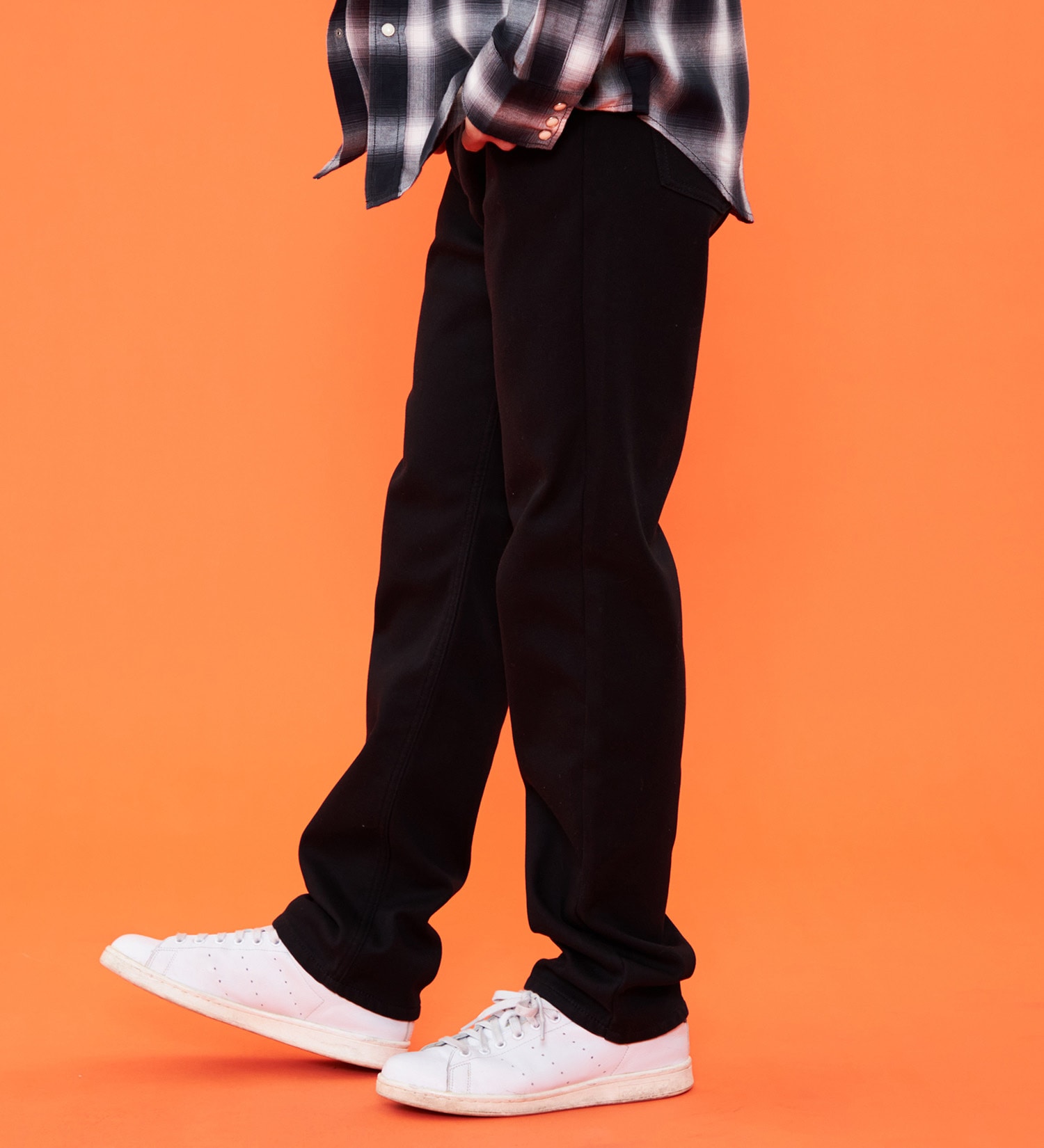 EDWIN(エドウイン)の【予約P】【冬用】WILD FIRE 403 ふつうのストレート デニムパンツ ジーンズ 暖パンツ 裏起毛 保温【暖】|パンツ/デニム / ジーンズパンツ/メンズ|ブラック