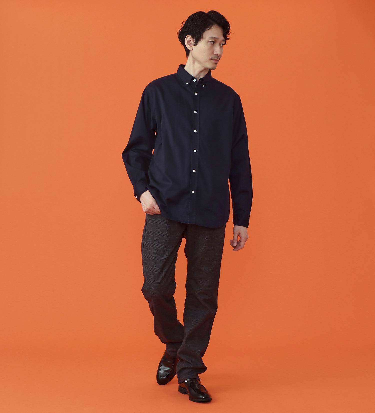 EDWIN(エドウイン)の【予約P】WILD FIRE インターナショナルベーシック 403 ふつうのストレート デニムパンツ 【暖/裏起毛/保温/冬用】|パンツ/パンツ/メンズ|グレンチェック