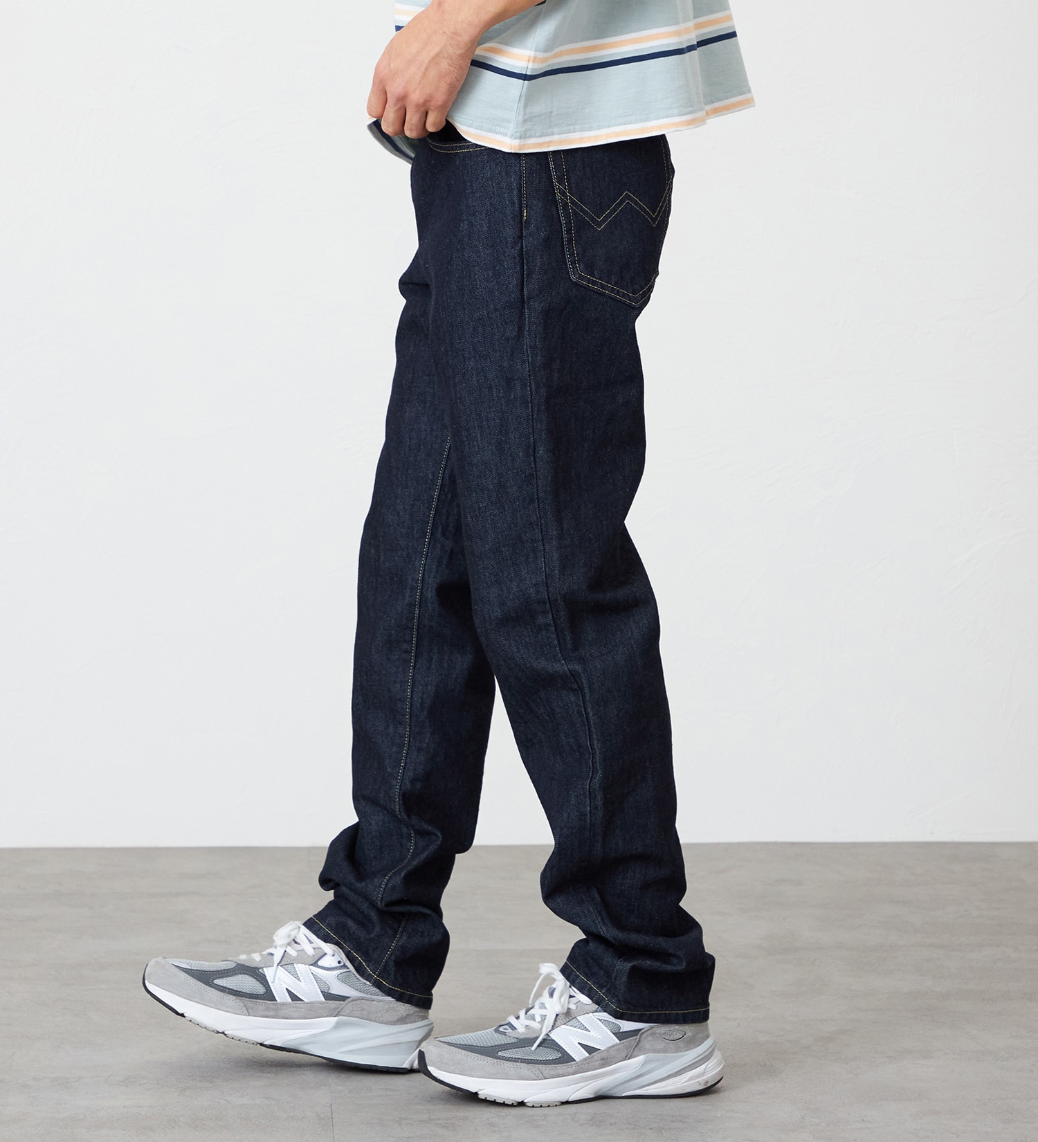 EDWIN(エドウイン)の【裾上げ無料】インターナショナルベーシック 404 ゆったりストレート デニムパンツ ジーンズ|パンツ/デニム / ジーンズパンツ/メンズ|インディゴブルー