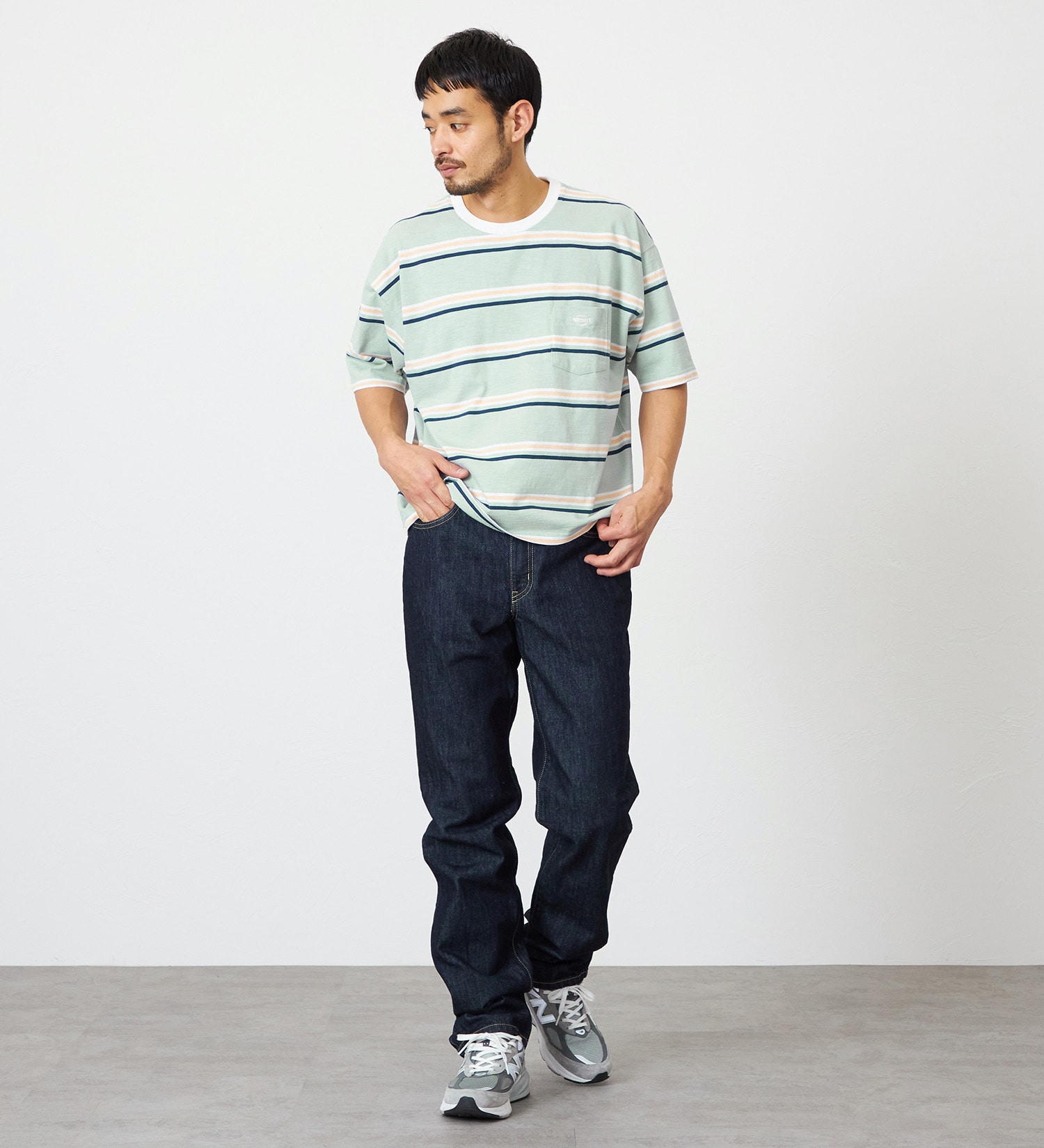 EDWIN(エドウイン)の【裾上げ無料】インターナショナルベーシック 404 ゆったりストレート デニムパンツ ジーンズ|パンツ/デニム / ジーンズパンツ/メンズ|インディゴブルー