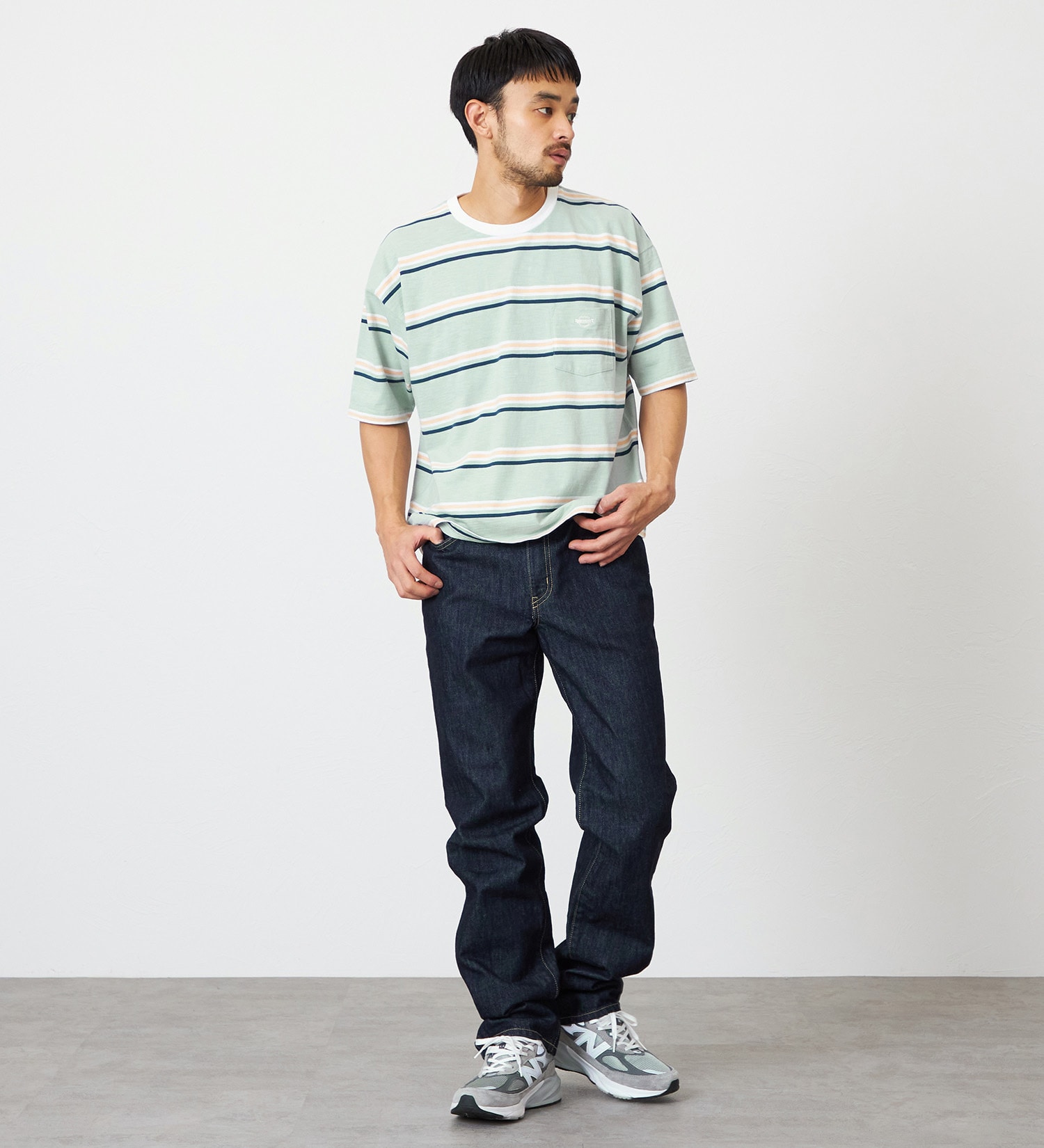 EDWIN(エドウイン)の【裾上げ無料】インターナショナルベーシック 404 ゆったりストレート デニムパンツ ジーンズ|パンツ/デニム / ジーンズパンツ/メンズ|インディゴブルー