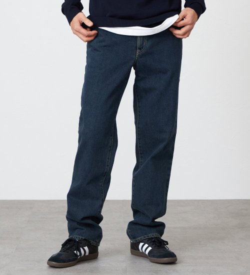 EDWIN(エドウイン)の【裾上げ無料】【大きいサイズ】インターナショナルベーシック 404 ゆったりストレート デニムパンツ ジーンズ|パンツ/デニム / ジーンズパンツ/メンズ|中色ブルー2