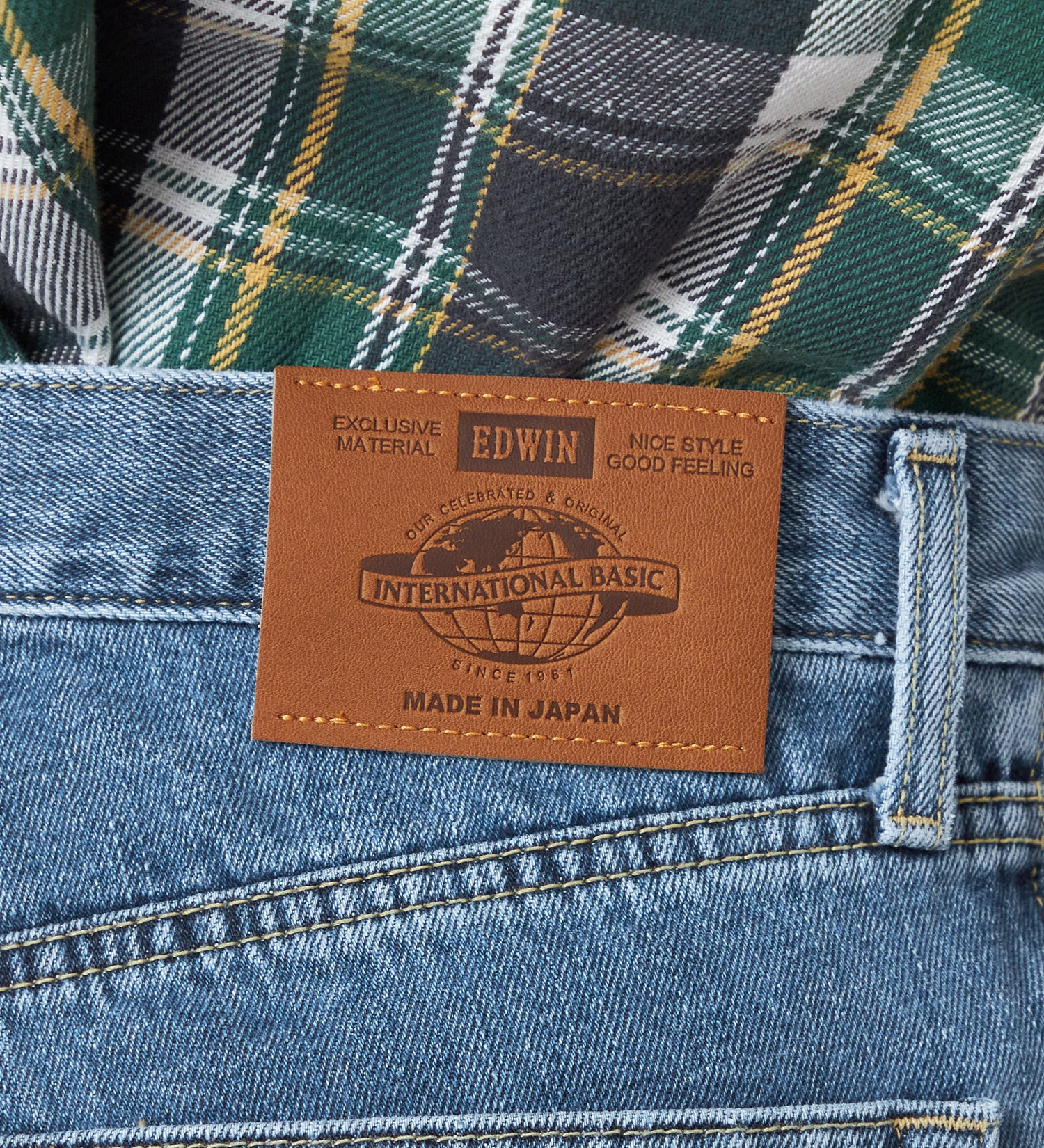 EDWIN(エドウイン)の【裾上げ無料】【大きいサイズ】インターナショナルベーシック 404 ゆったりストレート デニムパンツ ジーンズ|パンツ/デニム / ジーンズパンツ/メンズ|淡色ブルー