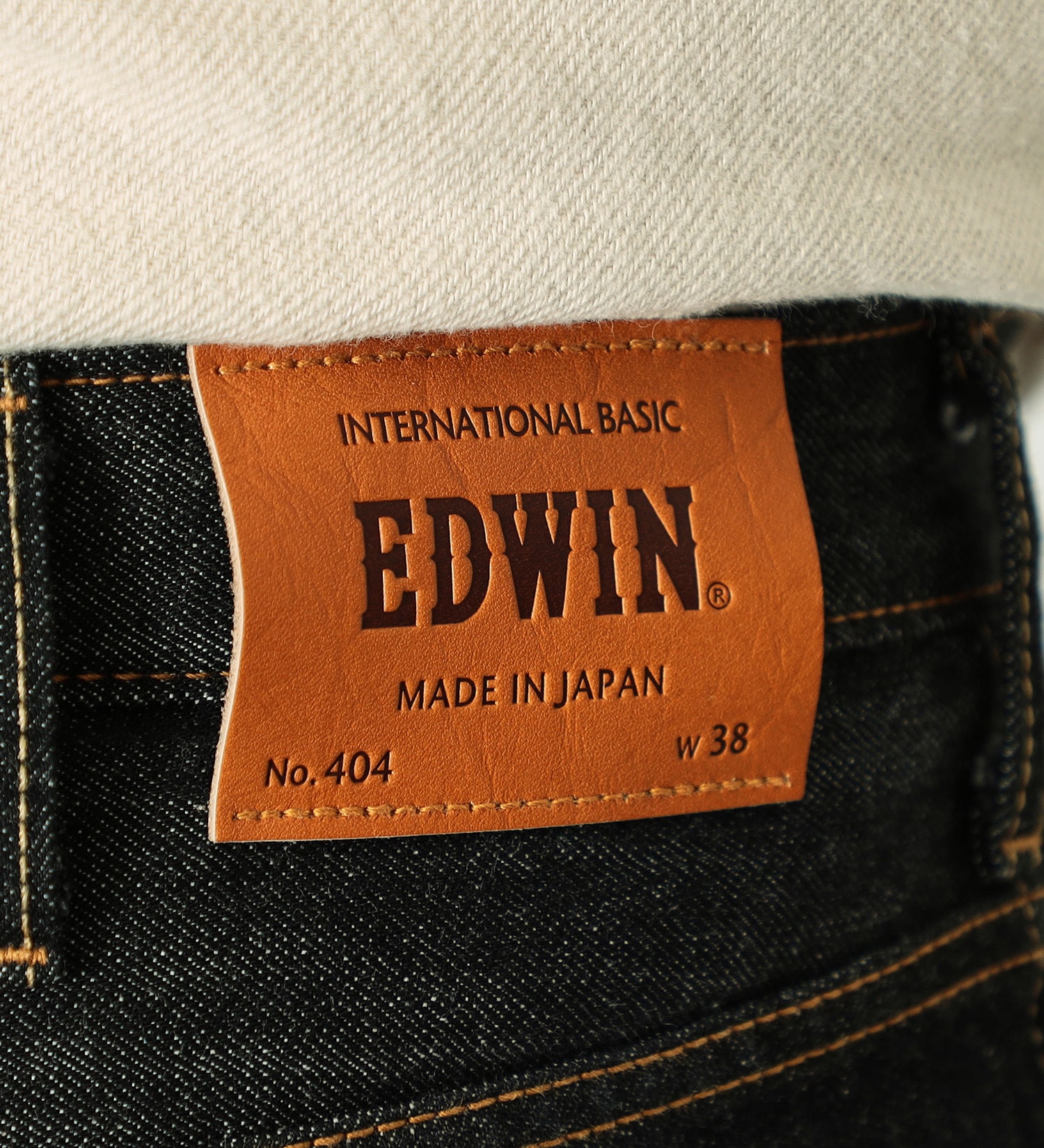 EDWIN(エドウイン)の【試着対象】【大きいサイズ】インターナショナルベーシック 404 ゆったりストレート|パンツ/デニムパンツ/メンズ|ブラックデニム