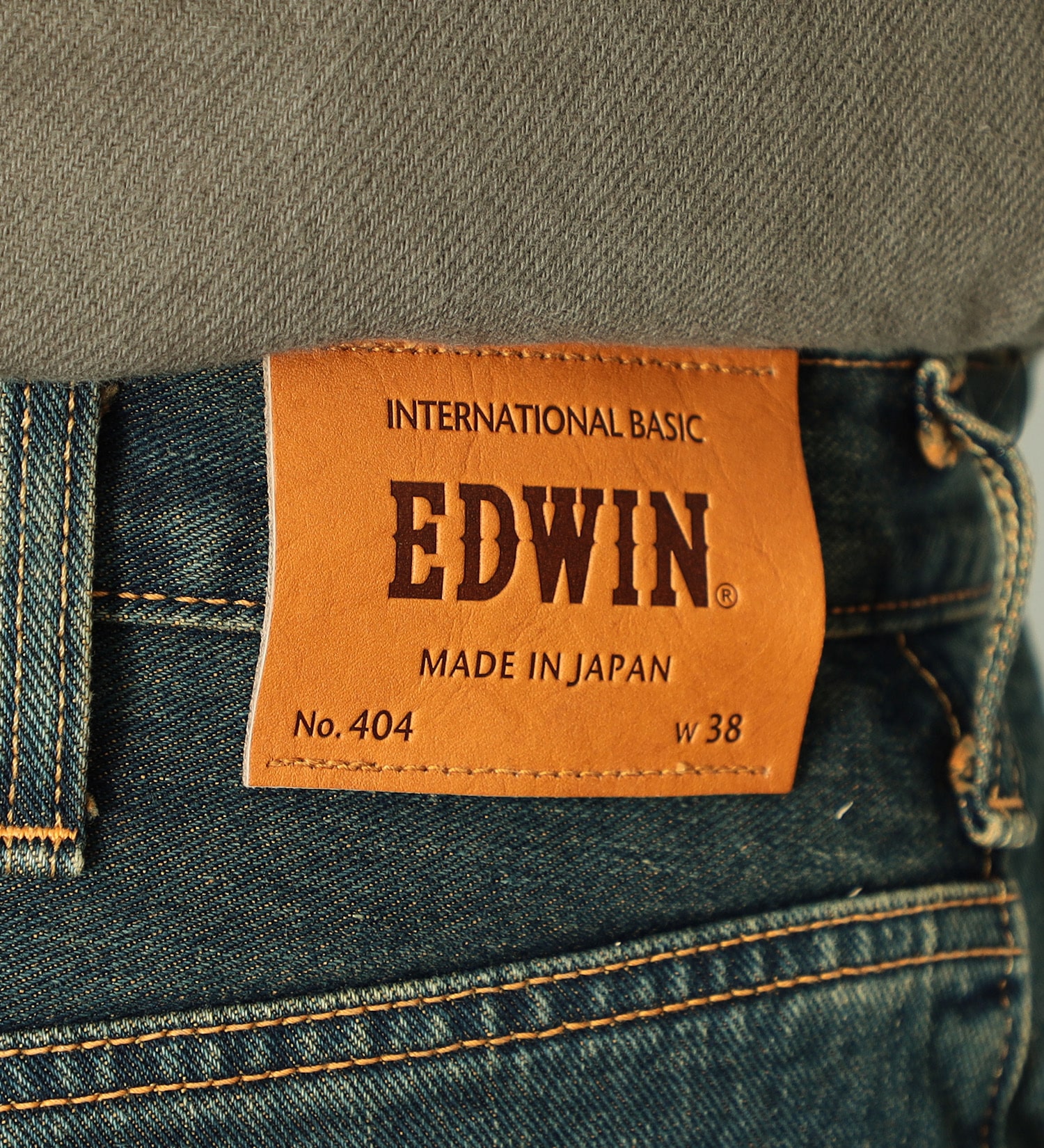EDWIN(エドウイン)の【大きいサイズ】インターナショナルベーシック 404 ゆったりストレートパンツ|パンツ/デニムパンツ/メンズ|中色ブルー