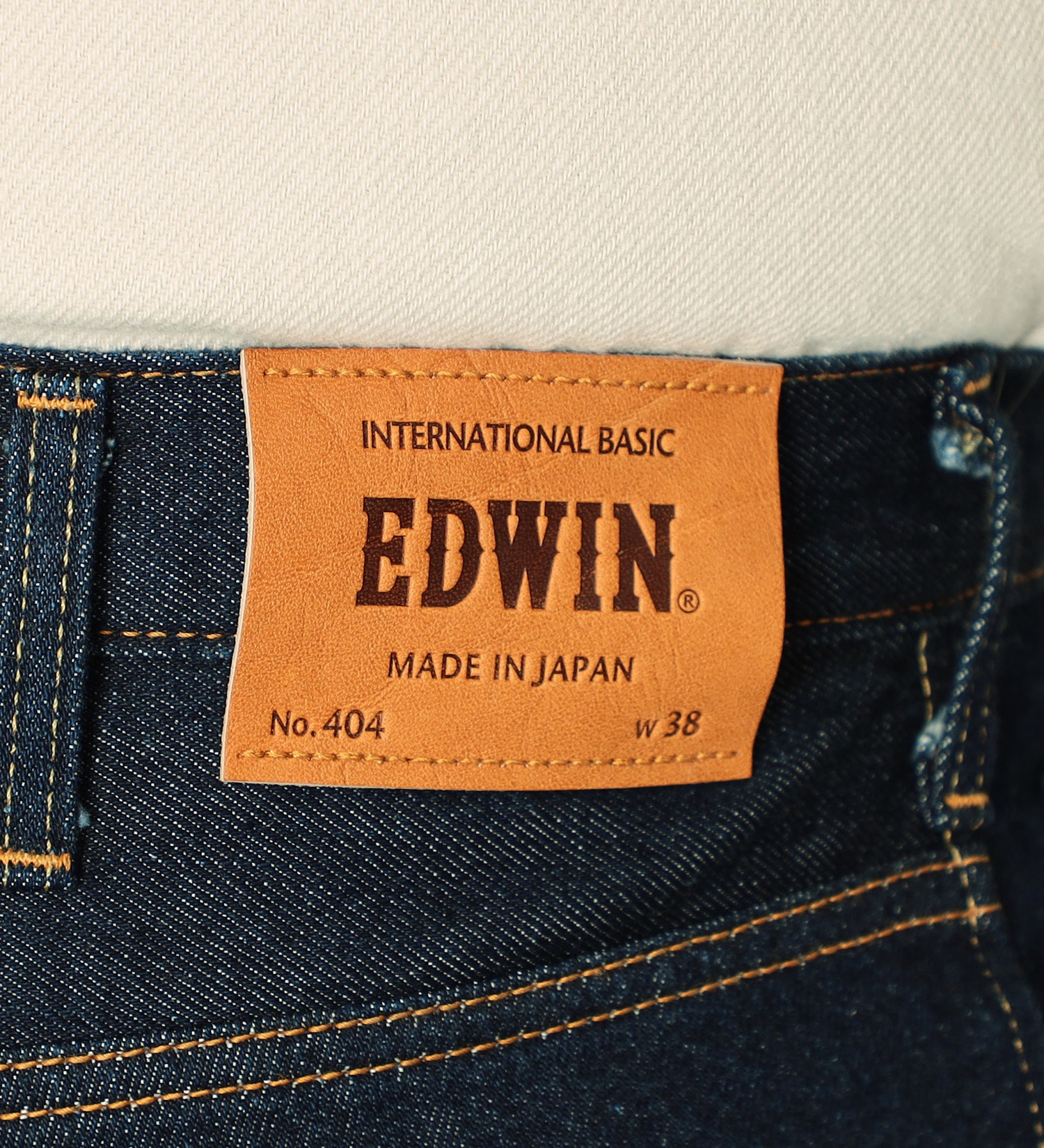 EDWIN(エドウイン)の【おまとめ割対象】【試着対象】【大きいサイズ】インターナショナルベーシック 404 ゆったりストレートパンツ|パンツ/デニムパンツ/メンズ|インディゴブルー