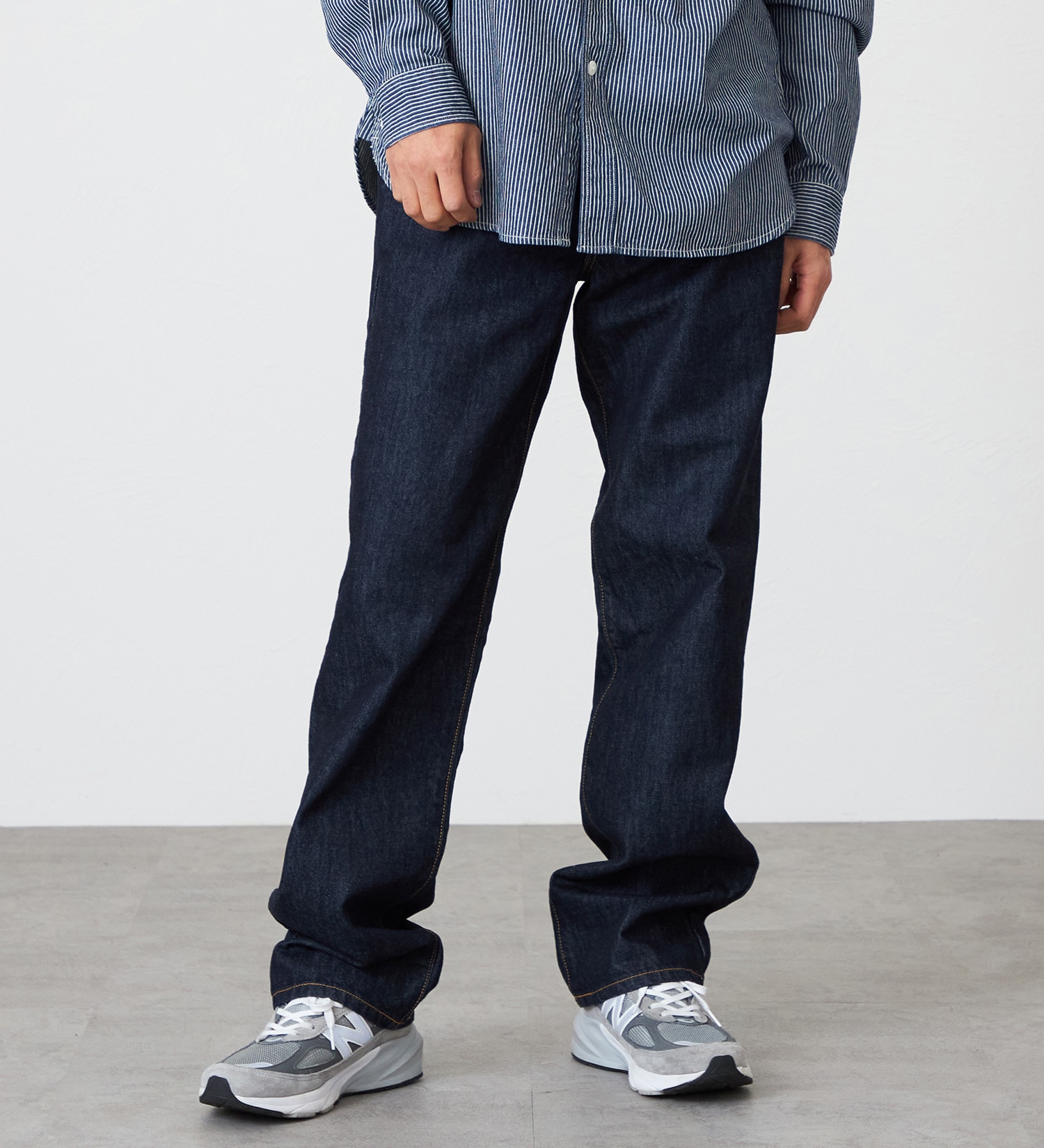 EDWIN(エドウイン)の【裾上げ無料】インターナショナルベーシック 405 ワイド デニムパンツ ジーンズ|パンツ/デニム / ジーンズパンツ/メンズ|インディゴブルー