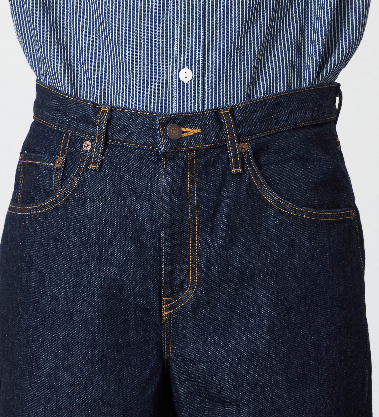 EDWIN(エドウイン)の【裾上げ無料】インターナショナルベーシック 405 ワイド デニムパンツ ジーンズ|パンツ/デニム / ジーンズパンツ/メンズ|インディゴブルー