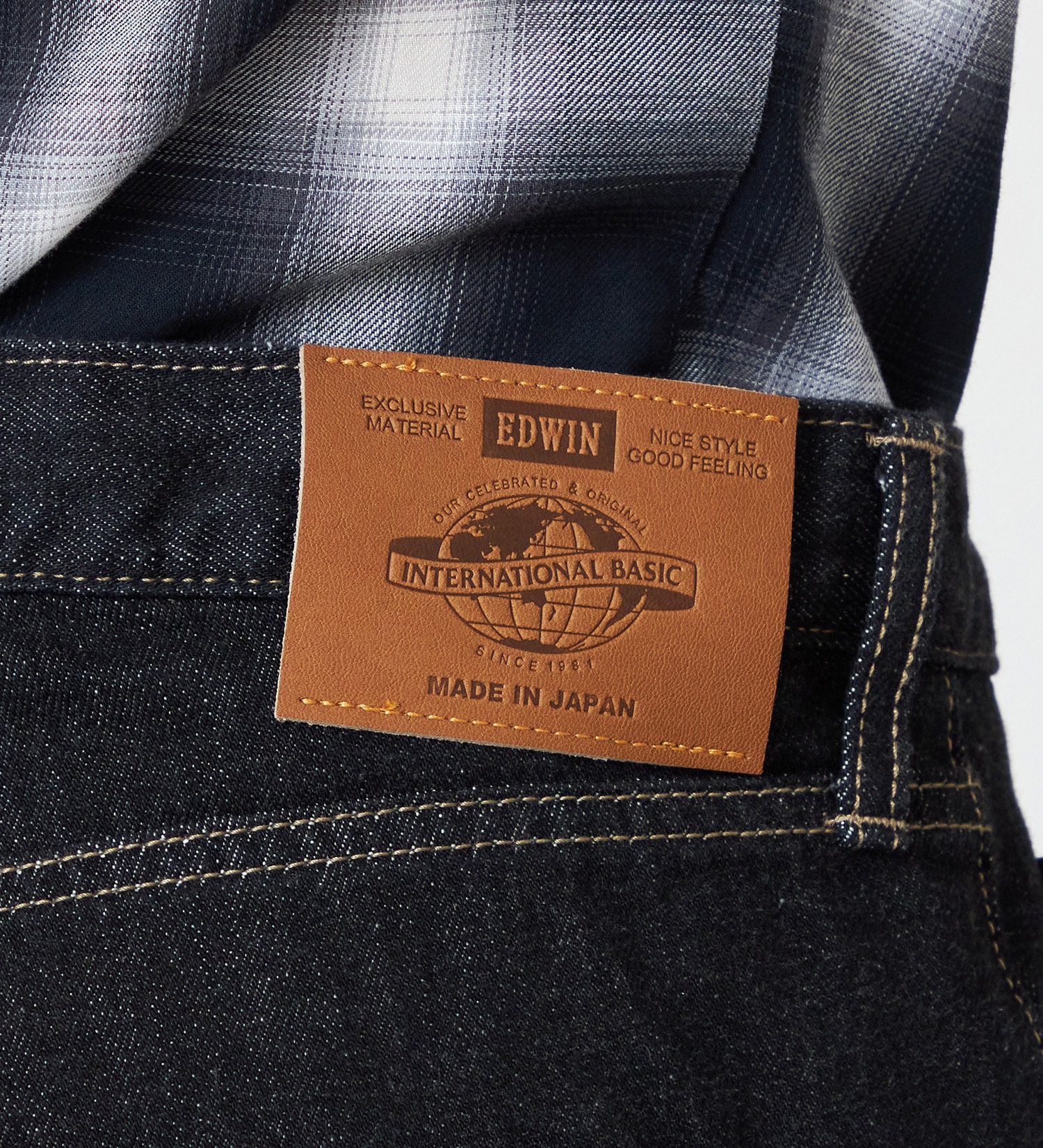 EDWIN(エドウイン)の【裾上げ無料】インターナショナルベーシック 405 ワイド デニムパンツ ジーンズ|パンツ/デニム / ジーンズパンツ/メンズ|ブラックデニム