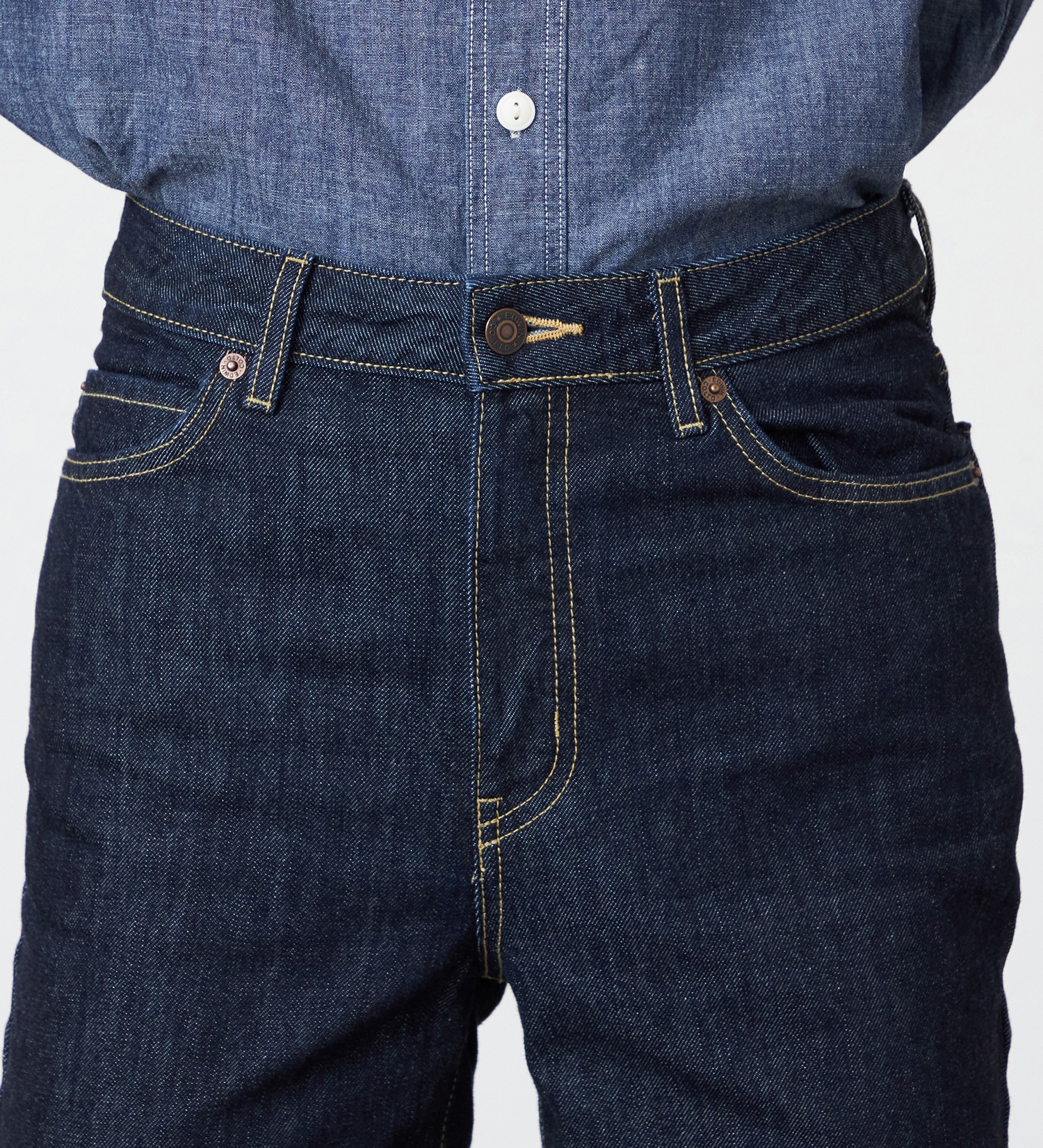 EDWIN(エドウイン)の【試着対象】【裾上げ無料】インターナショナルベーシック 406 すっきりスリム デニムパンツ ジーンズ|パンツ/デニム / ジーンズパンツ/メンズ|インディゴブルー