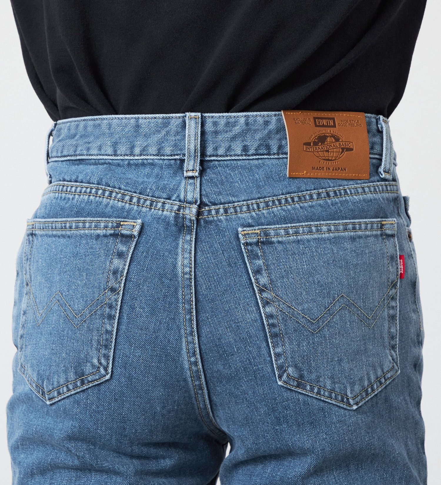 EDWIN(エドウイン)の【試着対象】【裾上げ無料】インターナショナルベーシック 406 すっきりスリム デニムパンツ ジーンズ|パンツ/デニム / ジーンズパンツ/メンズ|淡色ブルー