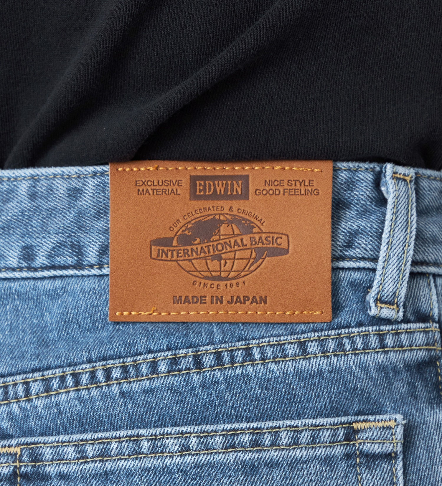 EDWIN(エドウイン)の【試着対象】【裾上げ無料】インターナショナルベーシック 406 すっきりスリム デニムパンツ ジーンズ|パンツ/デニム / ジーンズパンツ/メンズ|淡色ブルー