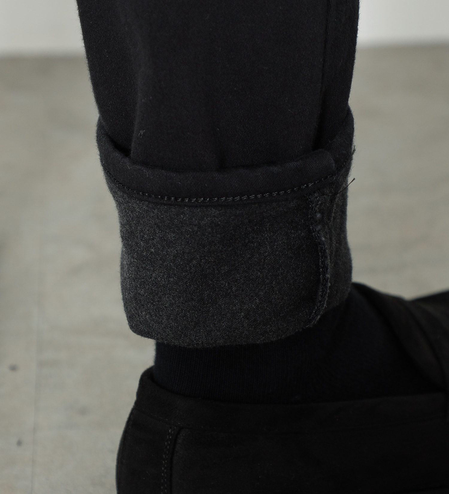EDWIN(エドウイン)の【SALE】403 WARM FLEX スラッシュポケット ストレート[暖](カラー)|パンツ/パンツ/メンズ|ブラック