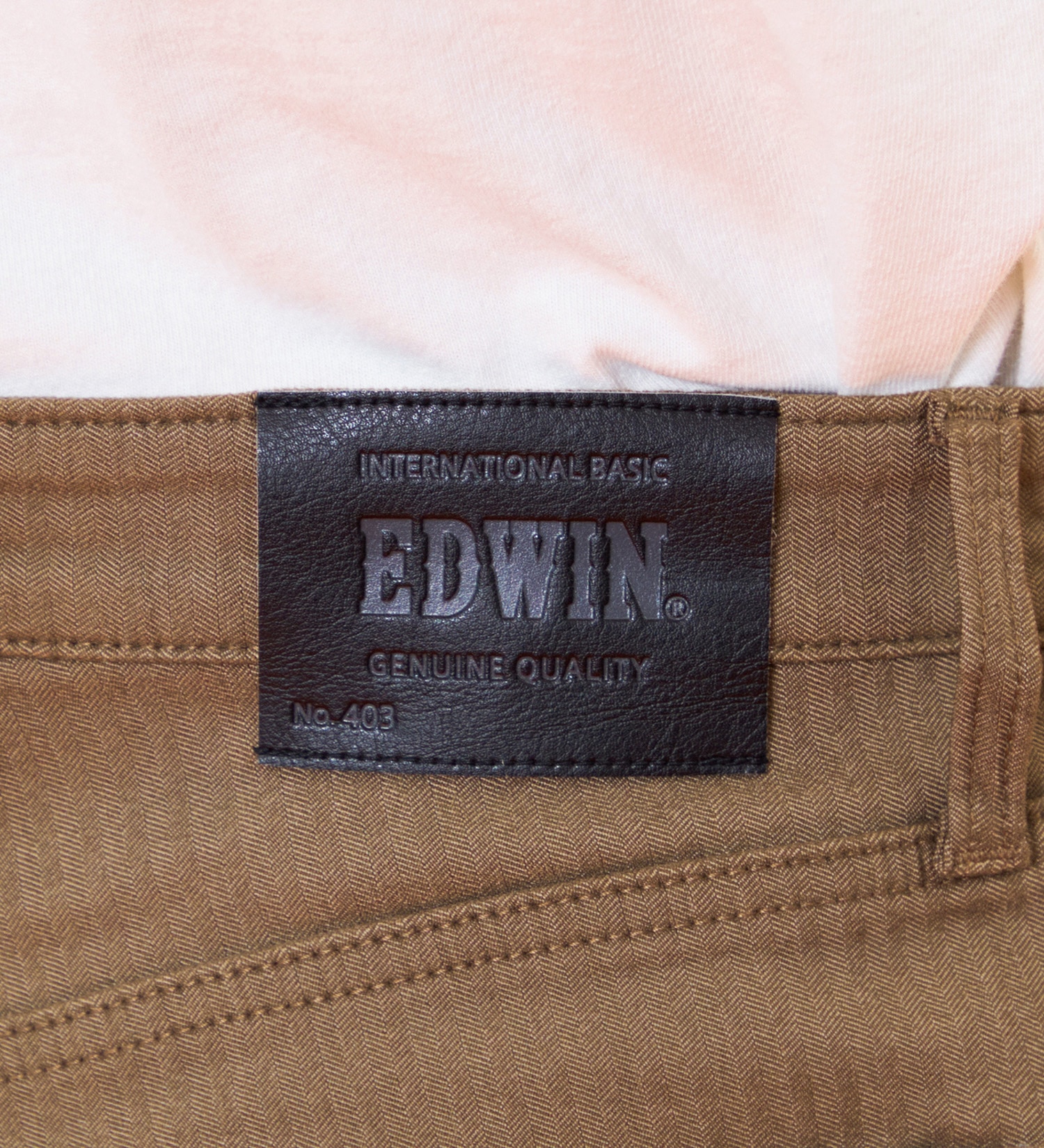 EDWIN(エドウイン)の【冬用】WILD FIRE 403 ふつうのストレート チノパンツ 暖パンツ ストレッチ 裏起毛 保温【暖】|パンツ/チノパンツ/メンズ|ライトブラウン