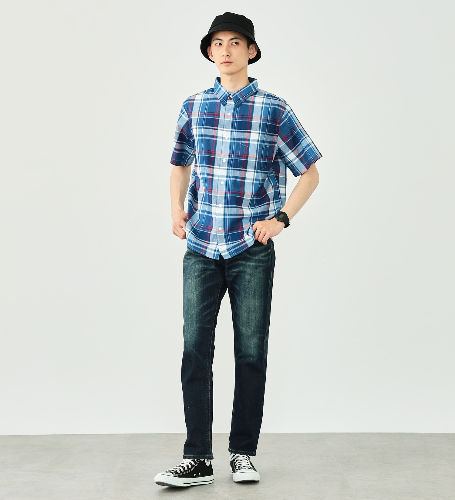 EDWIN(エドウイン)の【SUMMER SALE】【大きいサイズ】【旧品番】503 レギュラーストレート|パンツ/デニム / ジーンズパンツ/メンズ|濃色ブルー