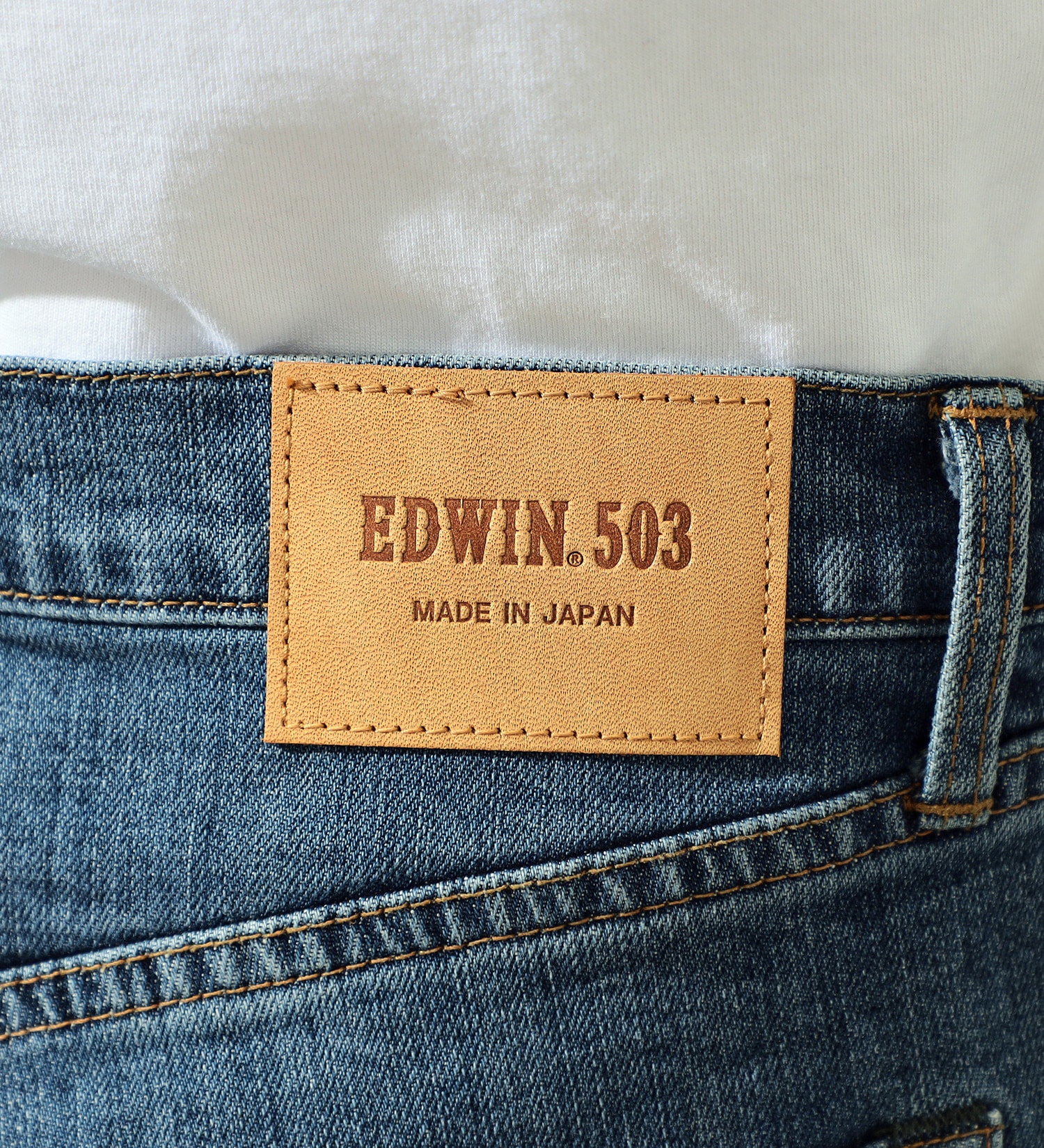 EDWIN(エドウイン)の503 スリムテーパードパンツ SLIM TAPERED MADE IN JAPAN 日本製|パンツ/デニムパンツ/メンズ|中色ブルー3