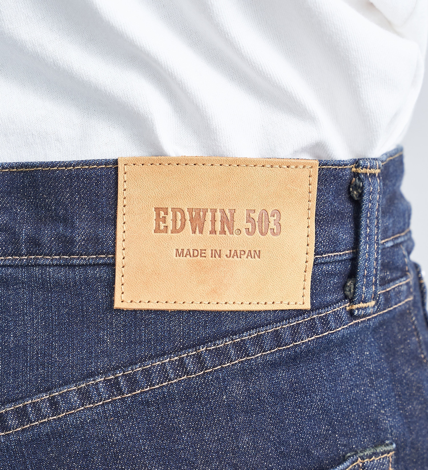 EDWIN(エドウイン)の【大きいサイズ】503 レギュラーストレートパンツ REGULAR STRAIGHT MADE IN JAPAN 日本製|パンツ/デニムパンツ/メンズ|濃色ブルー