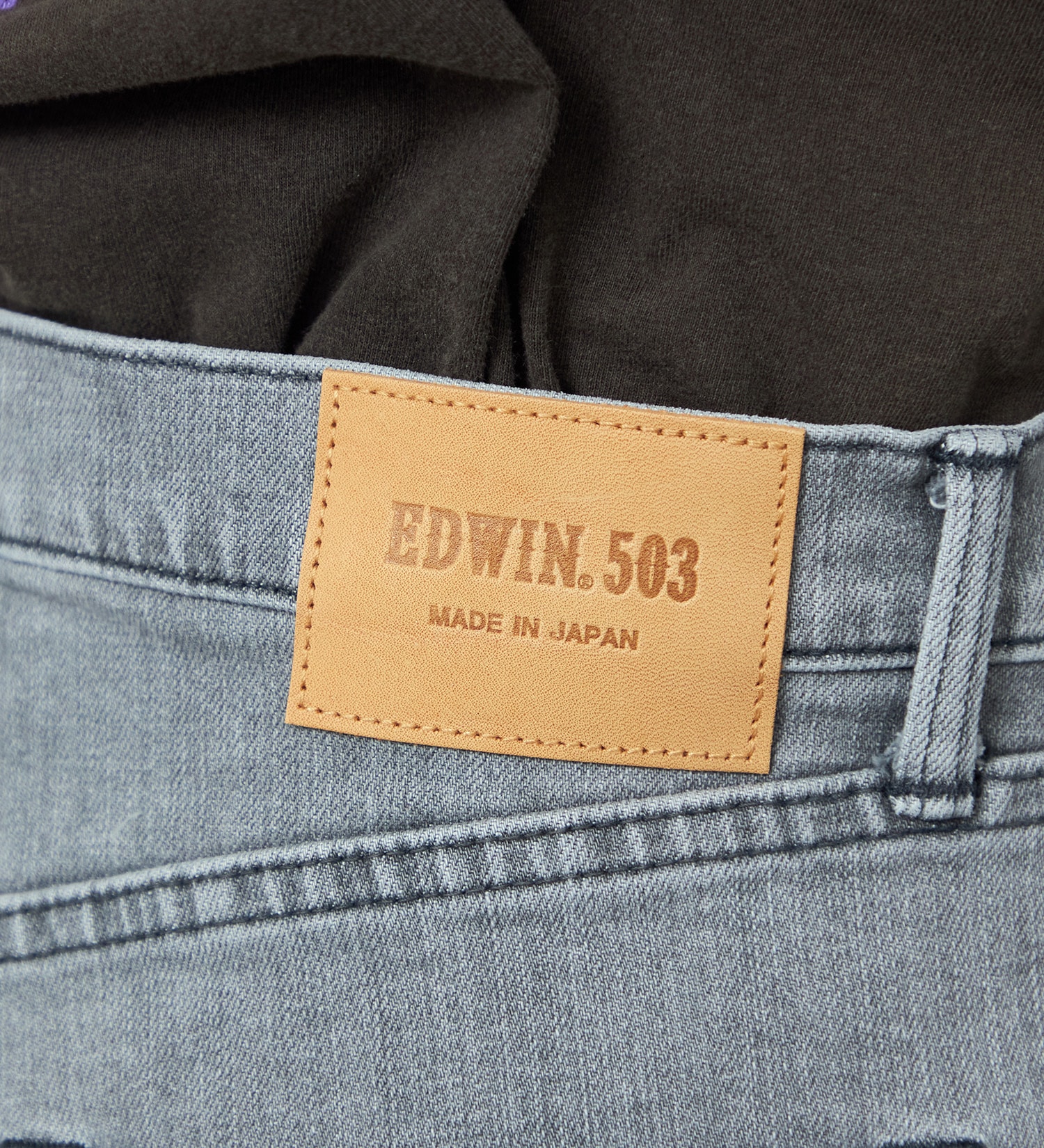 EDWIN(エドウイン)の503 レギュラーストレートパンツ REGULAR STRAIGHT MADE IN JAPAN 日本製|パンツ/デニムパンツ/メンズ|ブラックデニム2