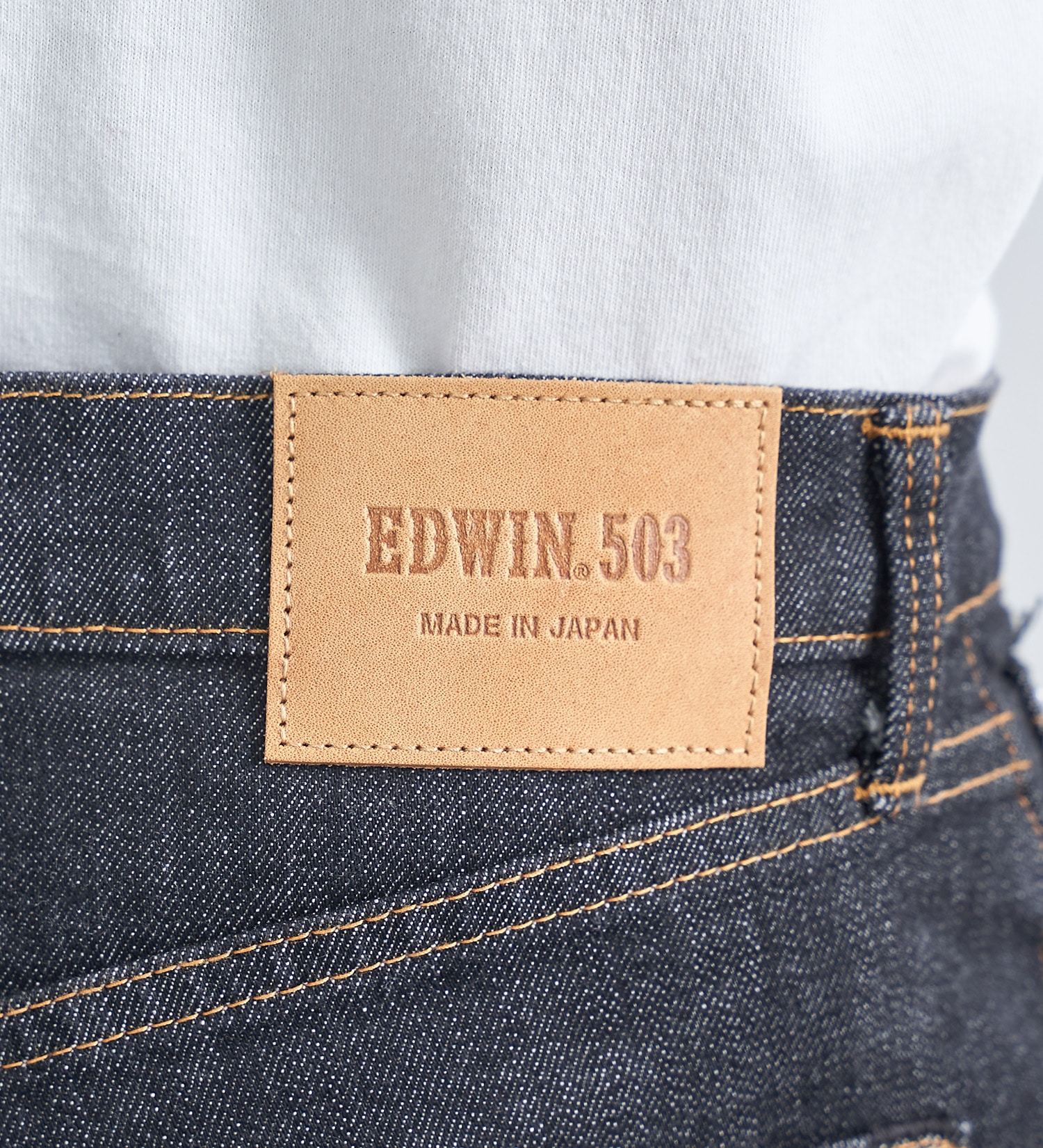 EDWIN(エドウイン)の【裾上げ無料】【股下長め(100cm)】503 レギュラーストレートパンツ REGULAR STRAIGHT MADE IN JAPAN 日本製|パンツ/デニム / ジーンズパンツ/メンズ|ブラックデニム