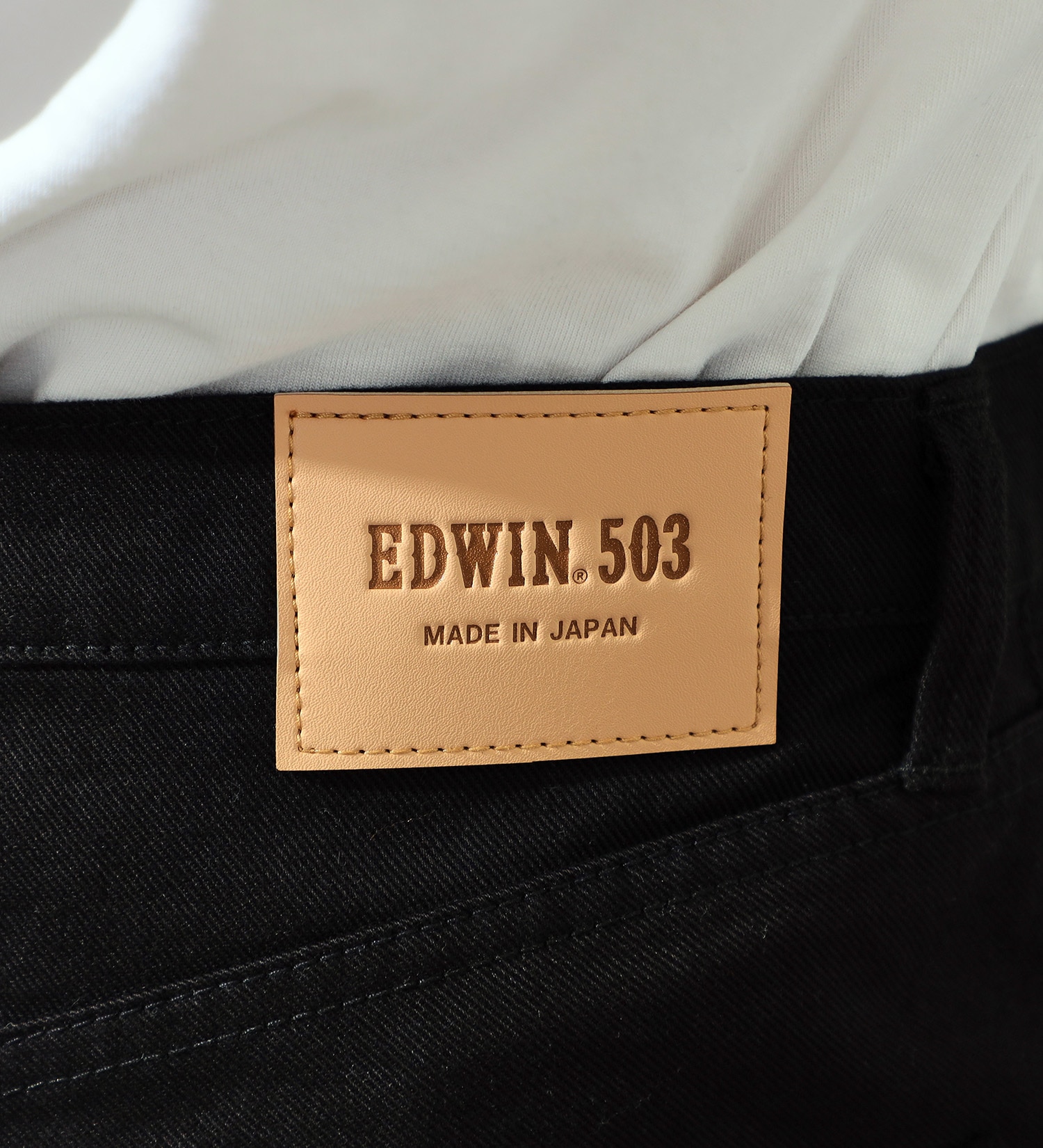 EDWIN(エドウイン)の【おまとめ割対象】【試着対象】503 レギュラーストレートパンツ REGULAR STRAIGHT MADE IN JAPAN 日本製|パンツ/デニムパンツ/メンズ|ブラック