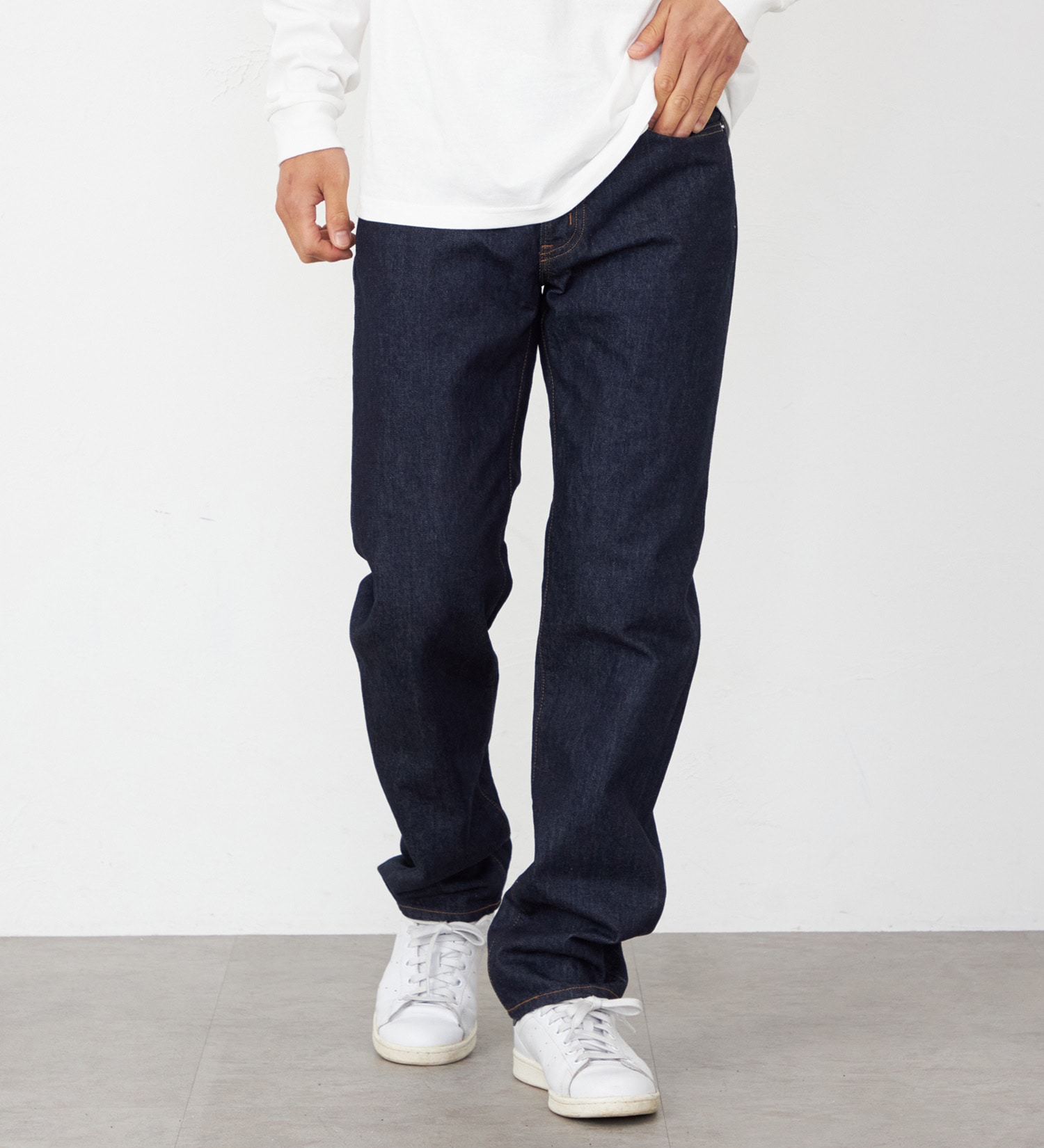 EDWIN(エドウイン)の【裾上げ無料】503 レギュラーストレートパンツ REGULAR STRAIGHT MADE IN JAPAN 日本製 綿100%|パンツ/デニム / ジーンズパンツ/メンズ|インディゴブルー