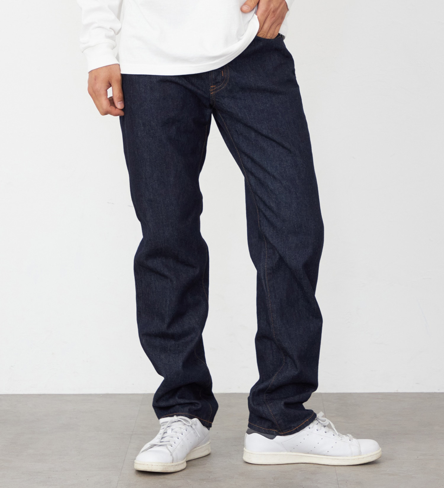 EDWIN(エドウイン)の【裾上げ無料】503 レギュラーストレートパンツ REGULAR STRAIGHT MADE IN JAPAN 日本製 綿100%|パンツ/デニム / ジーンズパンツ/メンズ|インディゴブルー