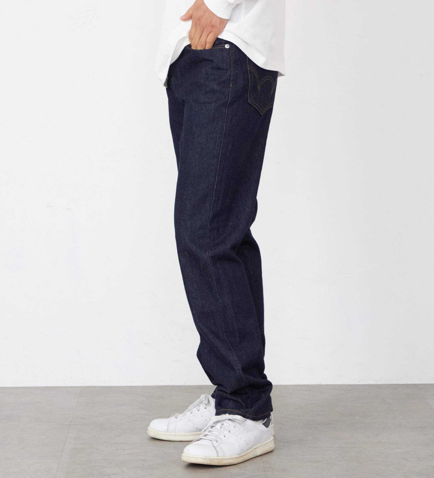 EDWIN(エドウイン)の【裾上げ無料】503 レギュラーストレートパンツ REGULAR STRAIGHT MADE IN JAPAN 日本製 綿100%|パンツ/デニム / ジーンズパンツ/メンズ|インディゴブルー