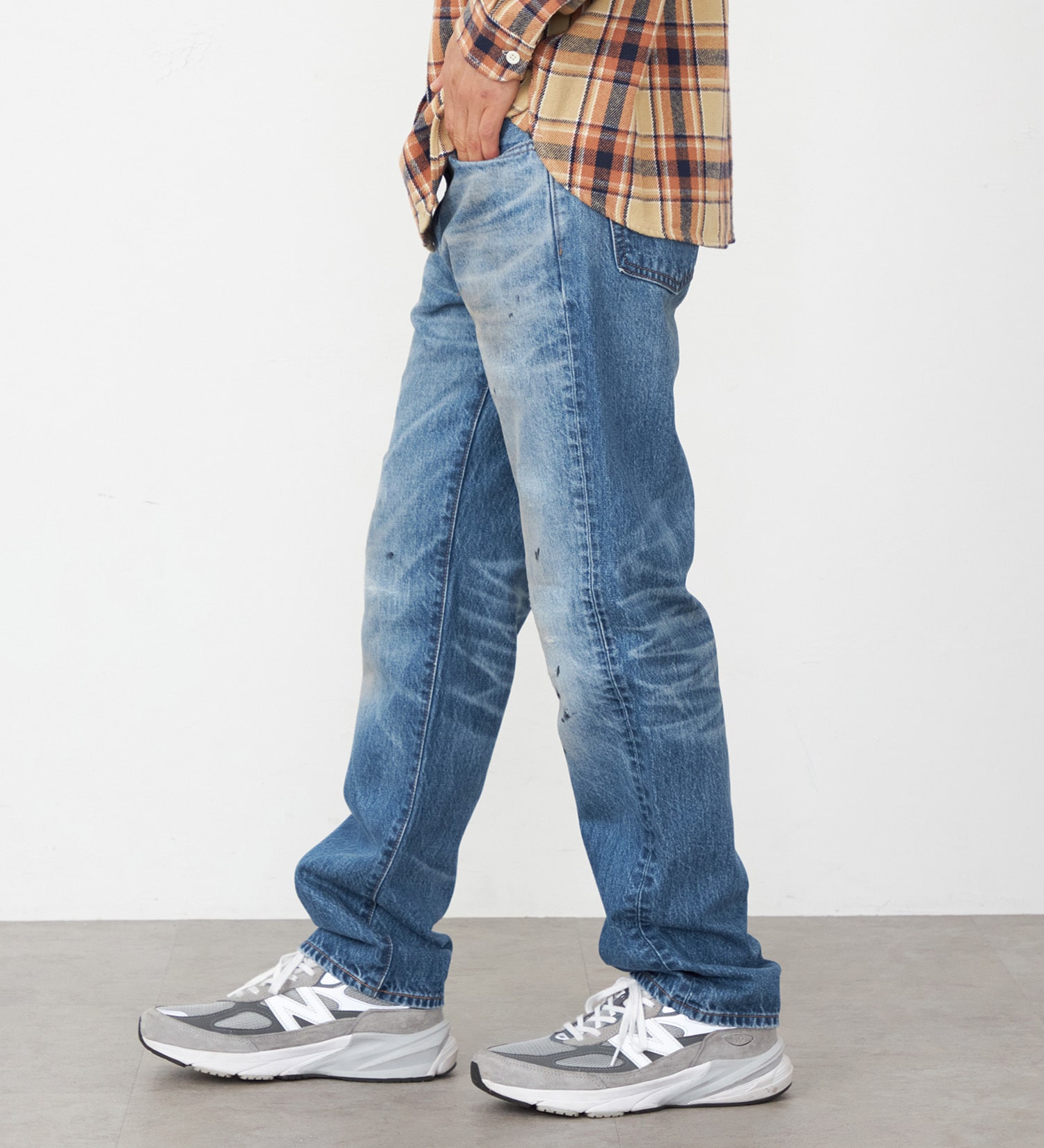EDWIN(エドウイン)の503 レギュラーストレート デニムパンツ ジーンズ 日本製 綿100%|パンツ/デニム / ジーンズパンツ/メンズ|中色ブルー2
