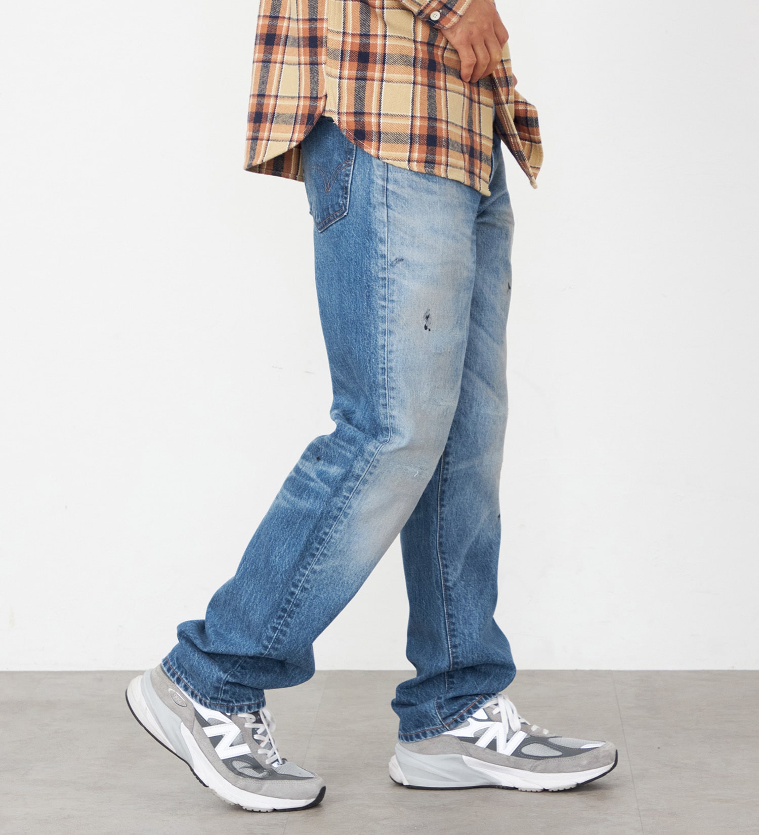 EDWIN(エドウイン)の503 レギュラーストレート デニムパンツ ジーンズ 日本製 綿100%|パンツ/デニム / ジーンズパンツ/メンズ|中色ブルー2