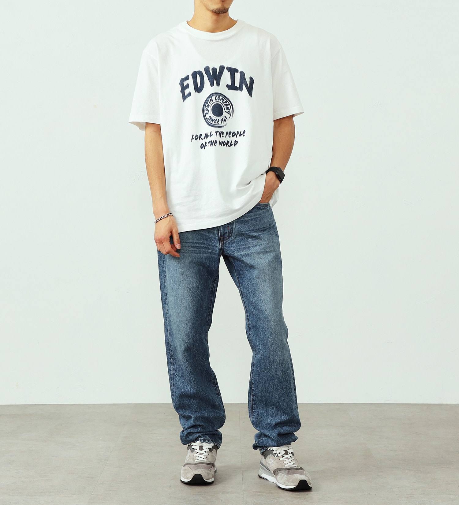 EDWIN(エドウイン)の503 レギュラーストレートパンツ REGULAR STRAIGHT MADE IN JAPAN 日本製 綿100%|パンツ/デニムパンツ/メンズ|中色ブルー