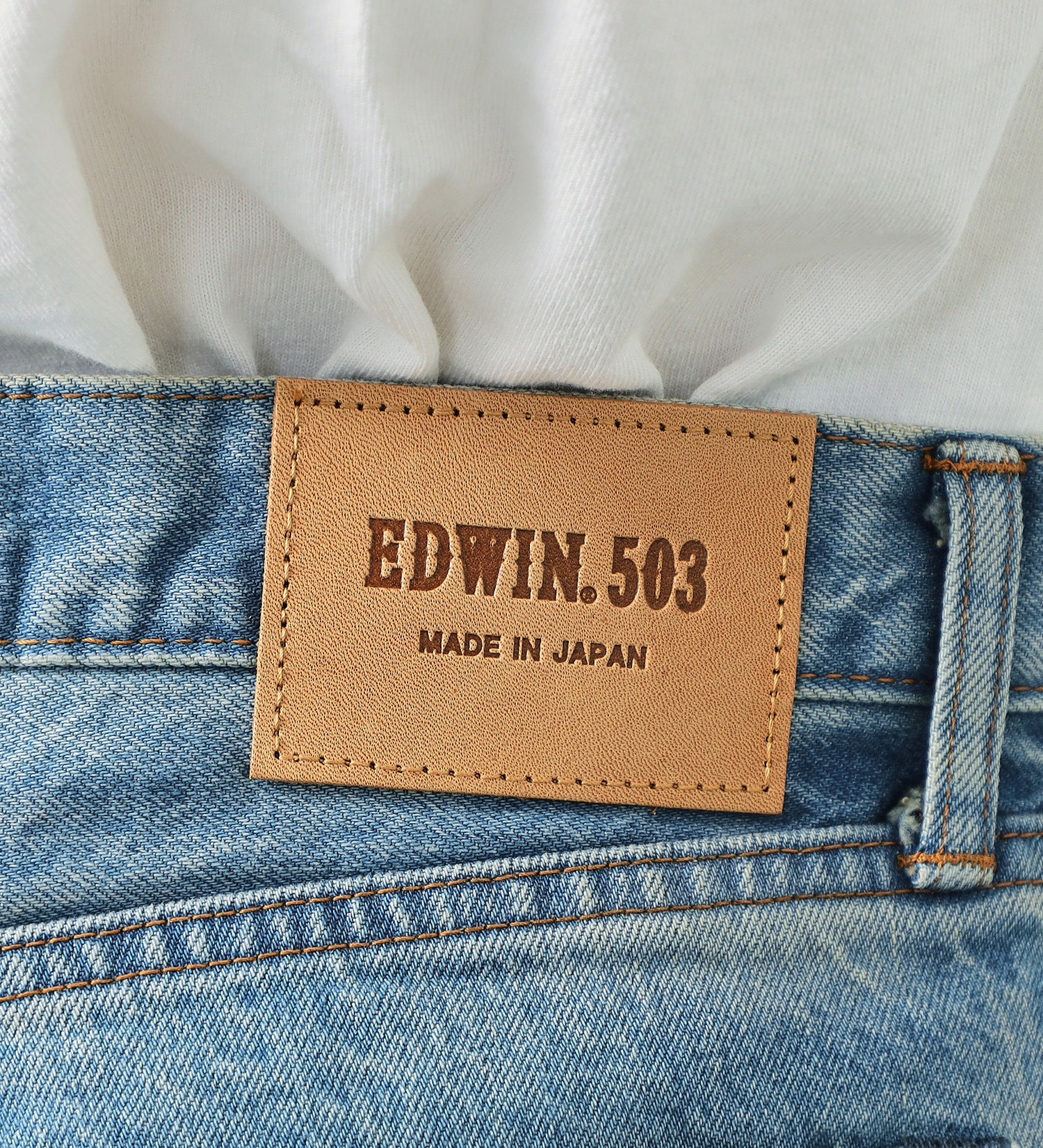 EDWIN(エドウイン)の【試着対象】【裾上げ無料】503 レギュラーストレートパンツ REGULAR STRAIGHT MADE IN JAPAN 日本製 綿100%|パンツ/デニム / ジーンズパンツ/メンズ|淡色ブルー