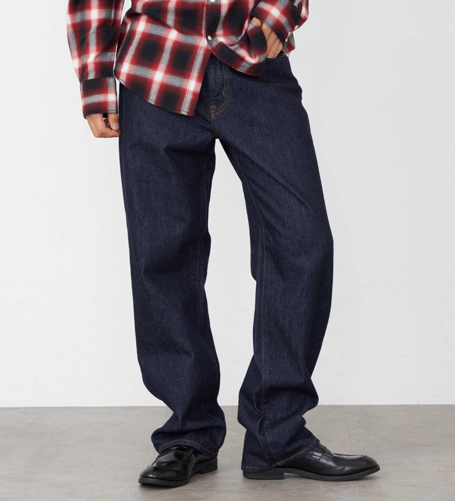 EDWIN(エドウイン)の【裾上げ無料】503 ルーズストレートパンツ LOOSE STRAIGHT MADE IN JAPAN 日本製 綿100%|パンツ/デニム / ジーンズパンツ/メンズ|インディゴブルー